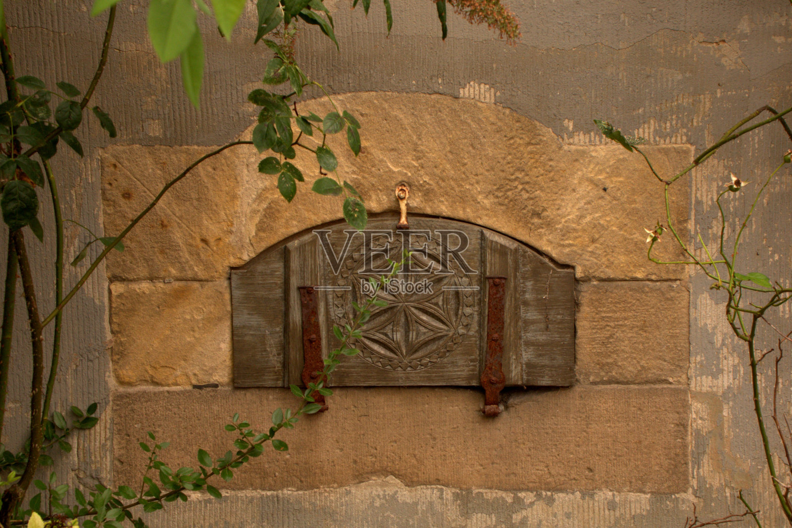 乡村老房子外观照片摄影图片