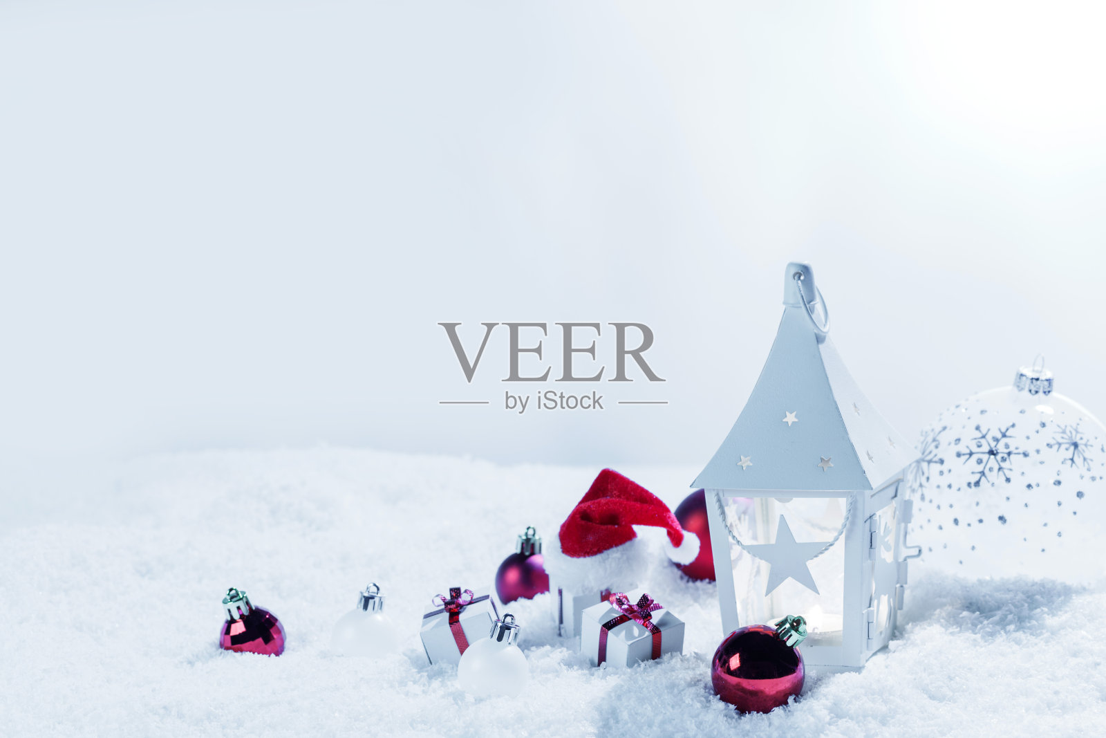 圣诞彩灯照片摄影图片