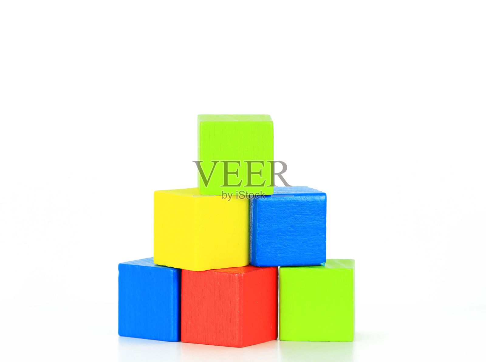 彩色方形儿童木块特写照片摄影图片