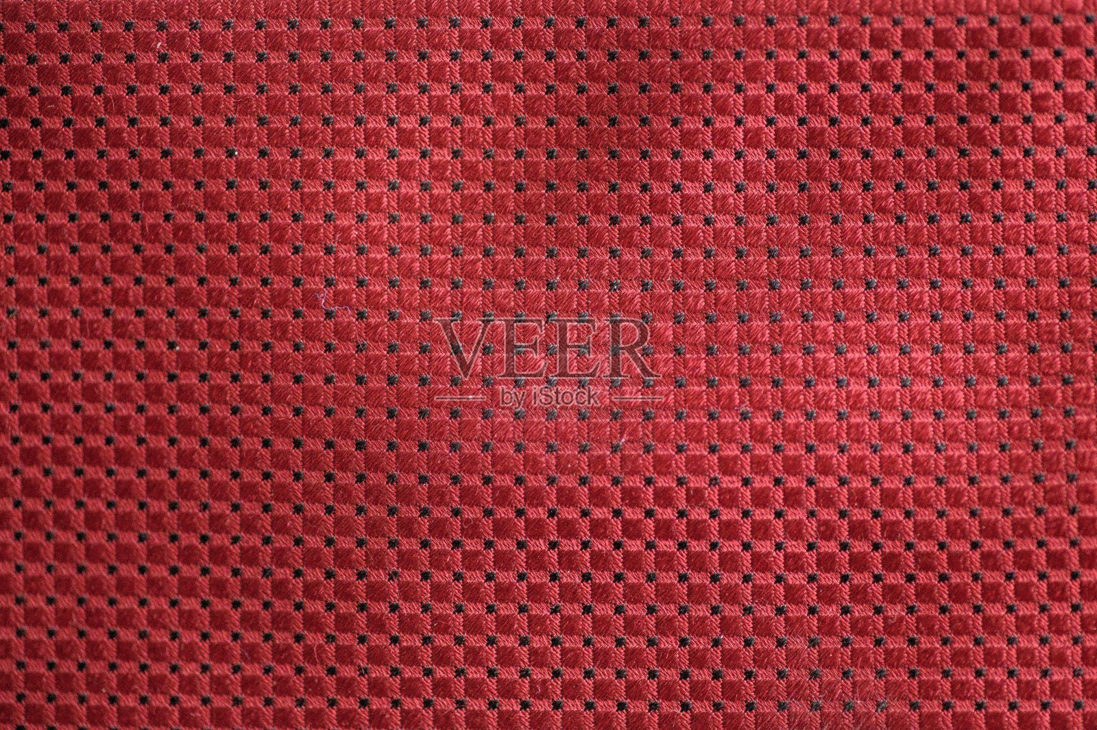 红色带黑点的领带特写——非常适合做背景照片摄影图片