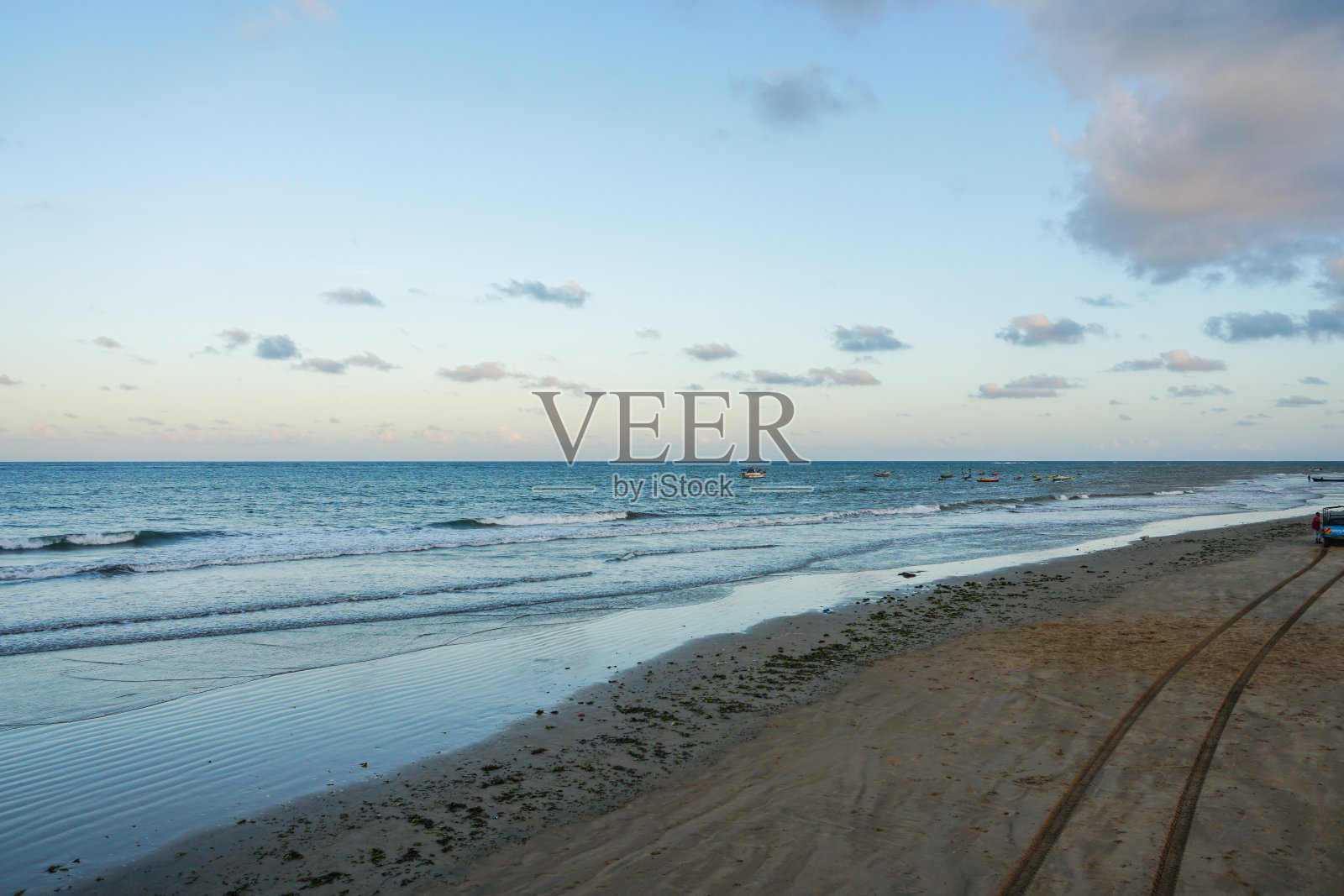 夜晚沙滩的美丽照片照片摄影图片