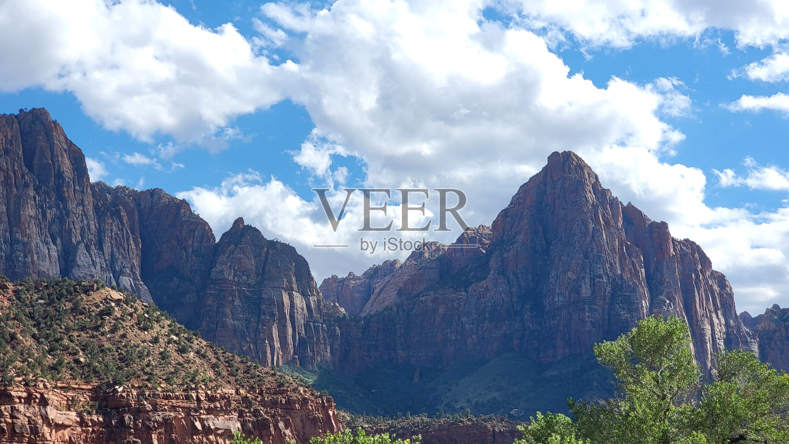 锡安国家公园，犹他州- 2022年9月照片摄影图片