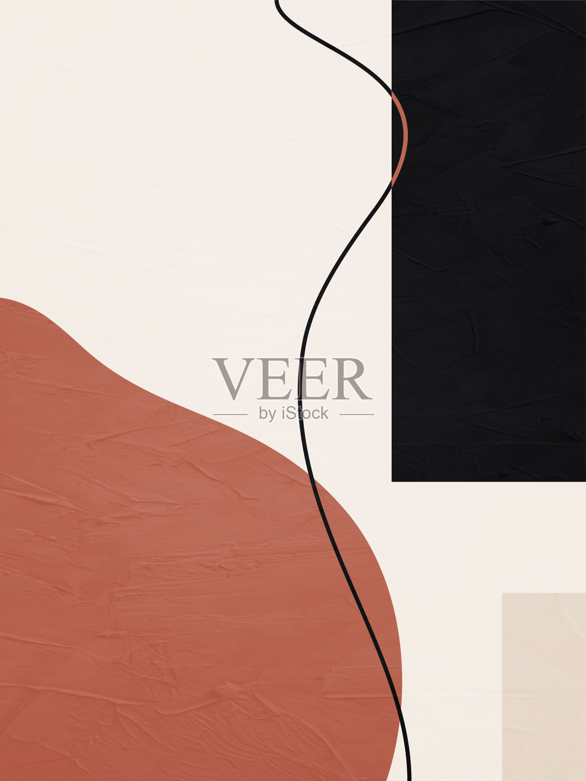 几何形状和彩色纹理的抽象艺术照片摄影图片