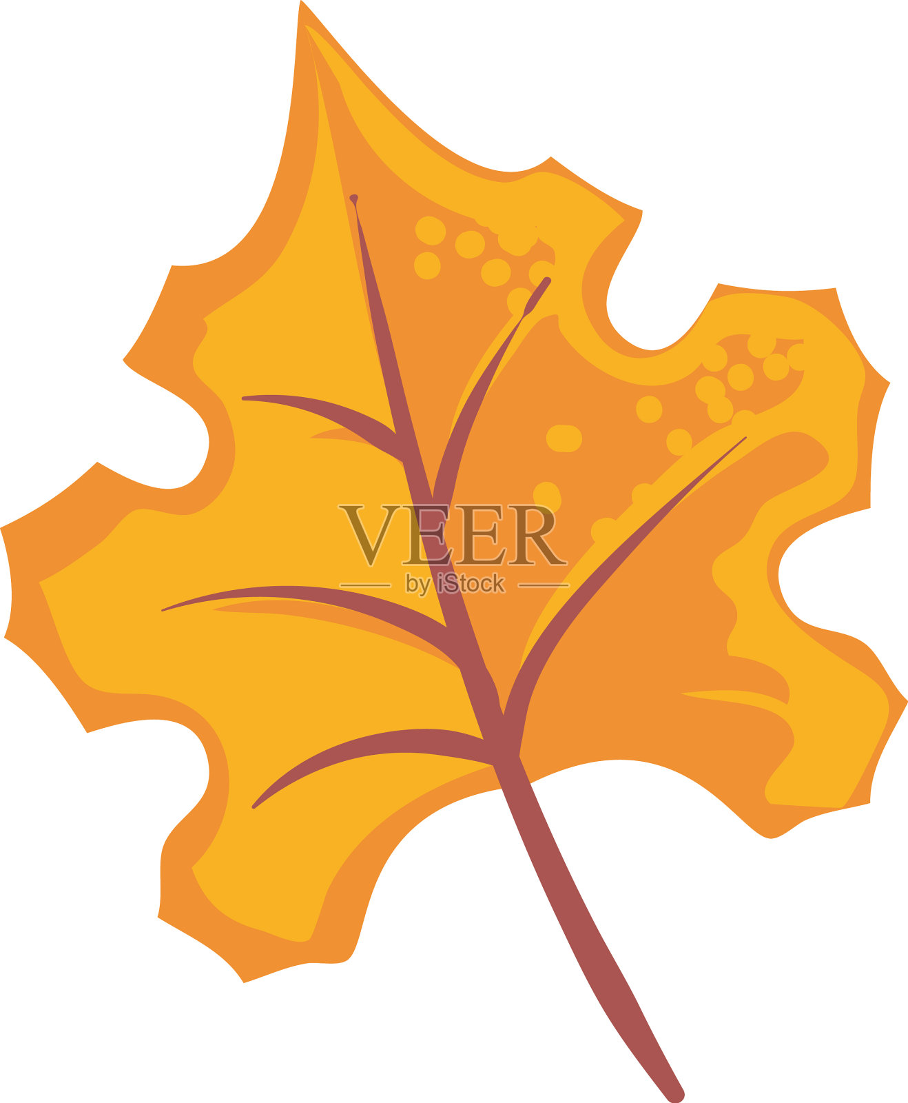 秋叶设计设计元素图片