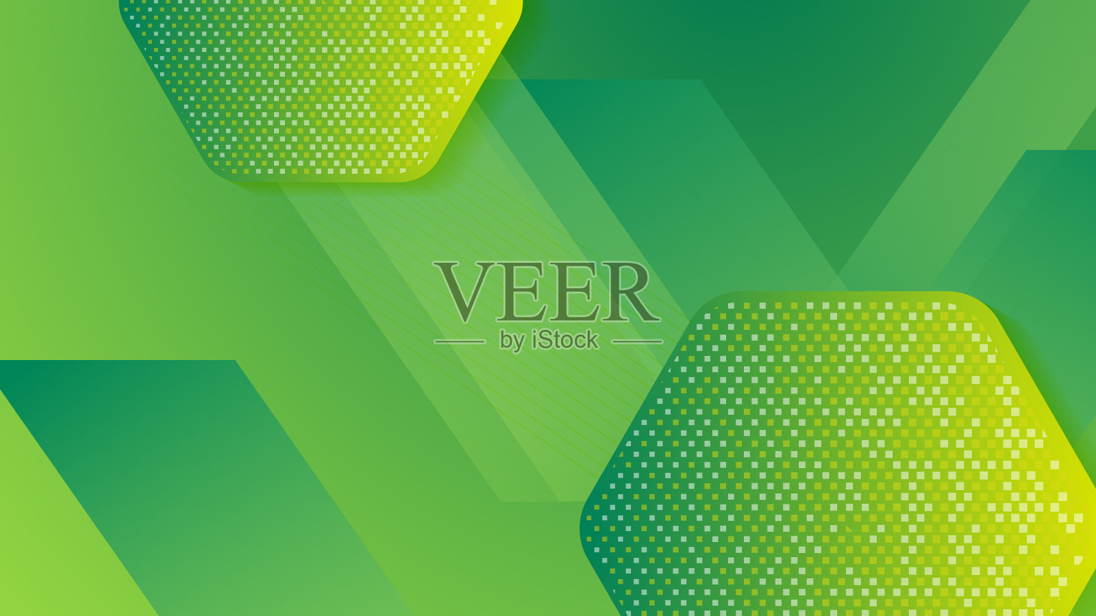 抽象的绿色背景插画图片素材