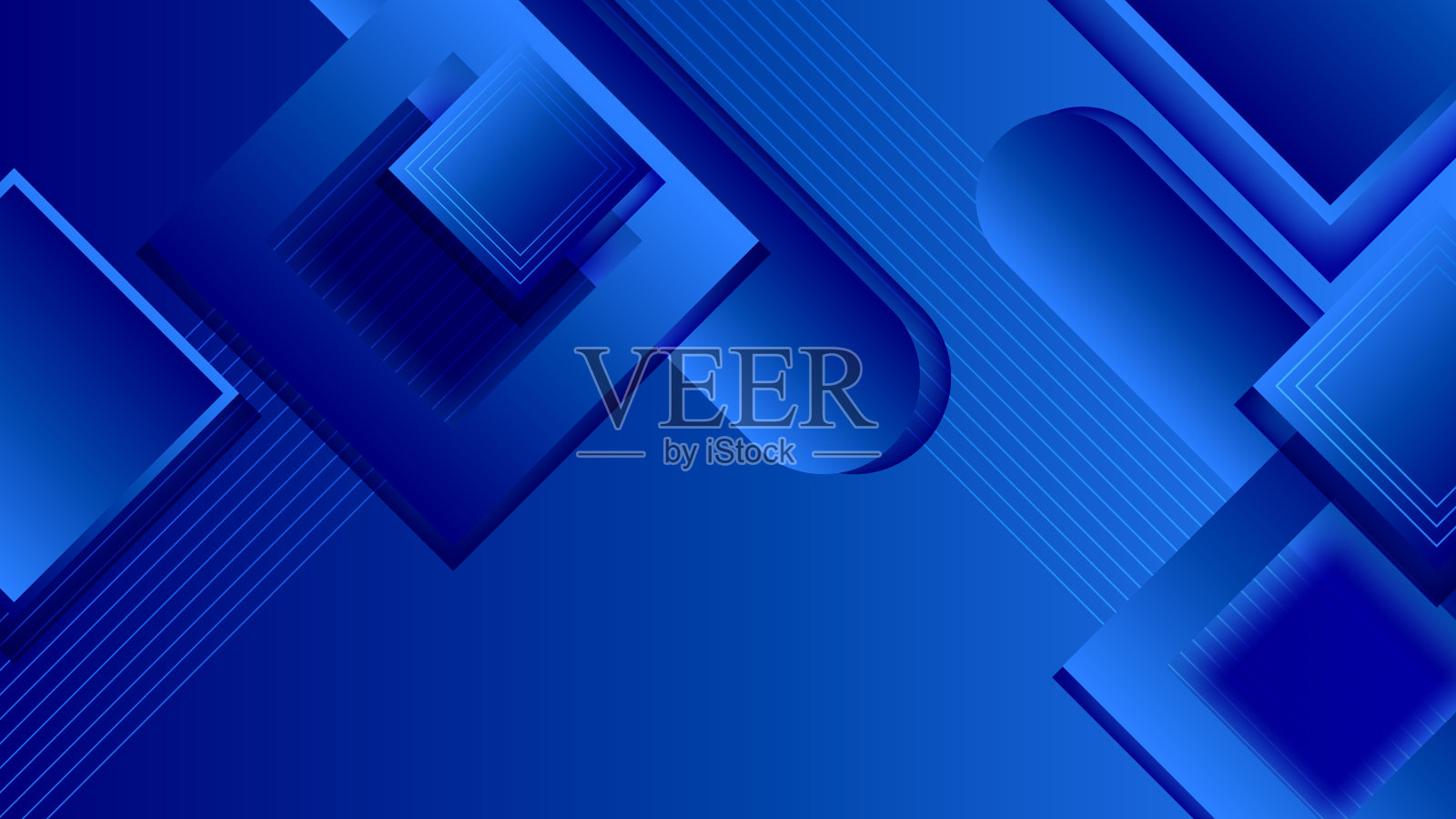 抽象蓝色背景插画图片素材