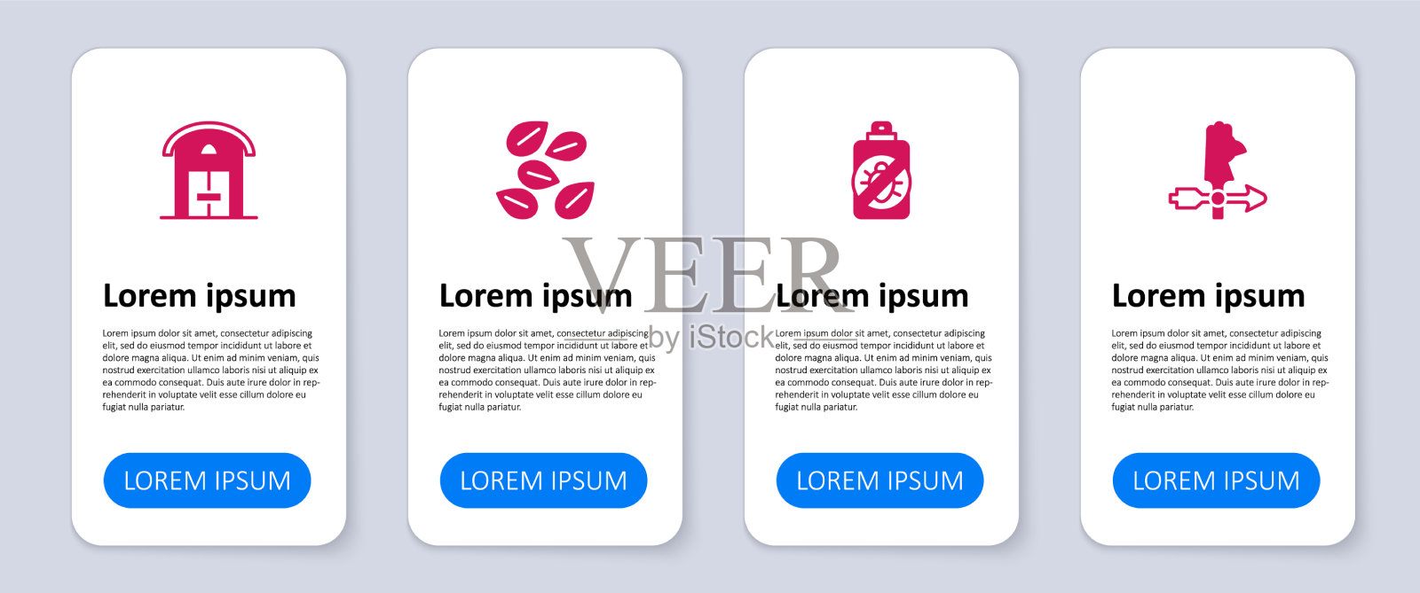 设置公鸡风向标喷除昆虫插画图片素材