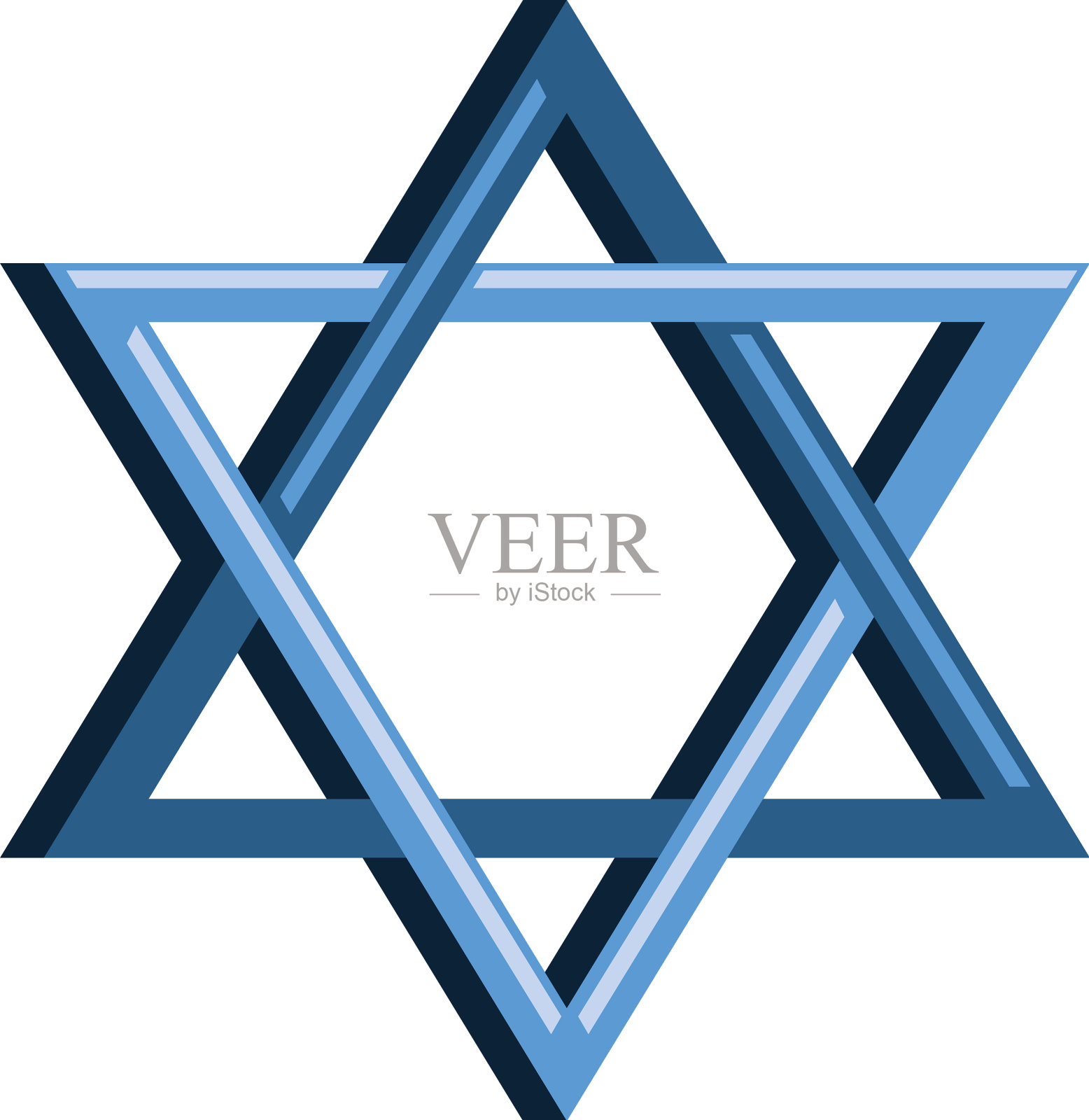 大卫之星犹太人设计元素图片