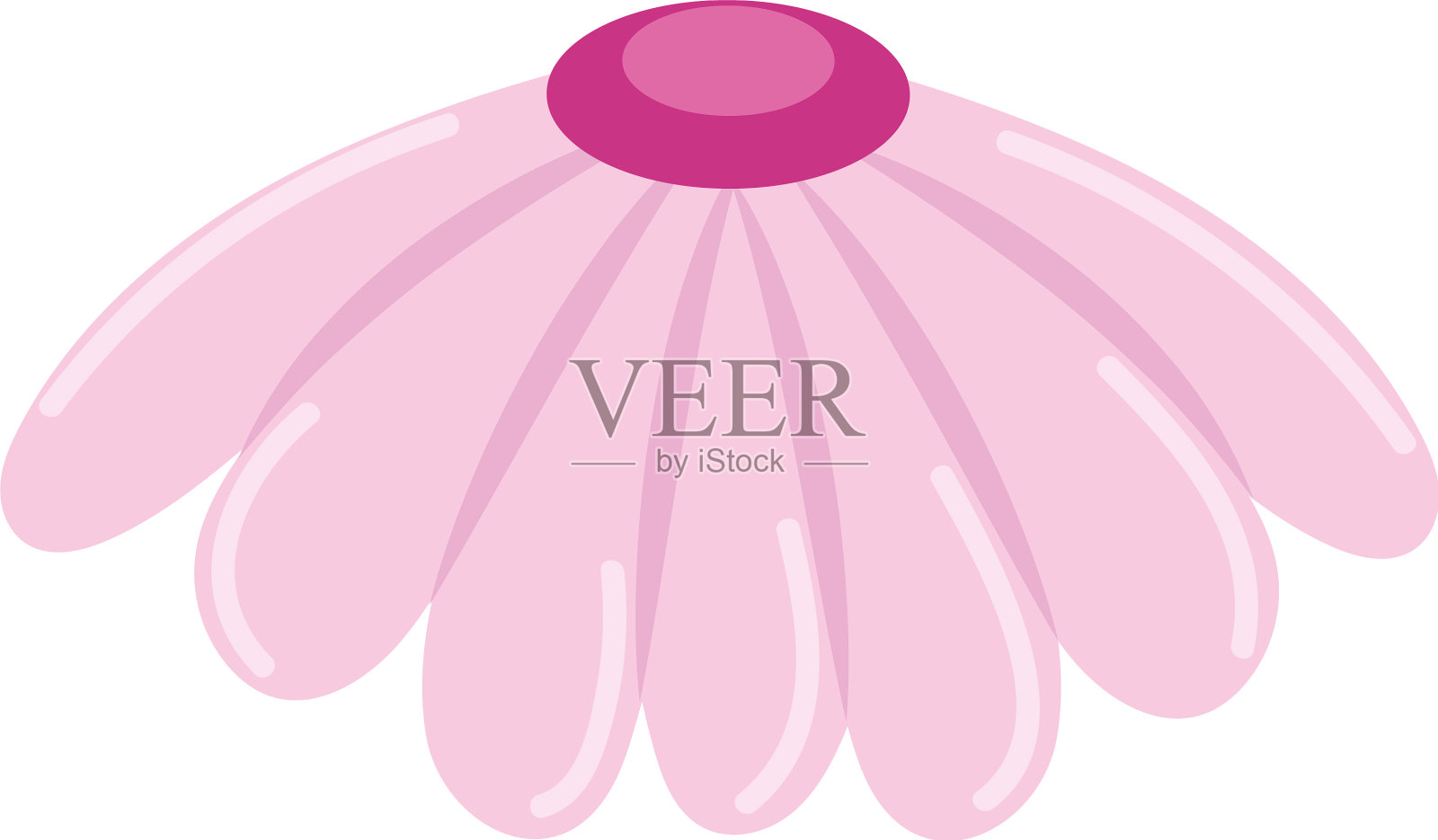 花朵图标被隔离设计元素图片