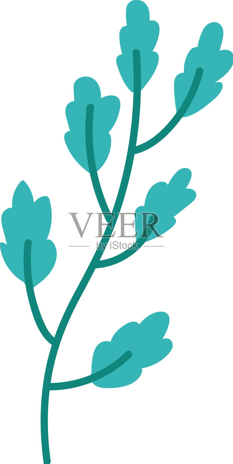 平叶自然设计元素图片