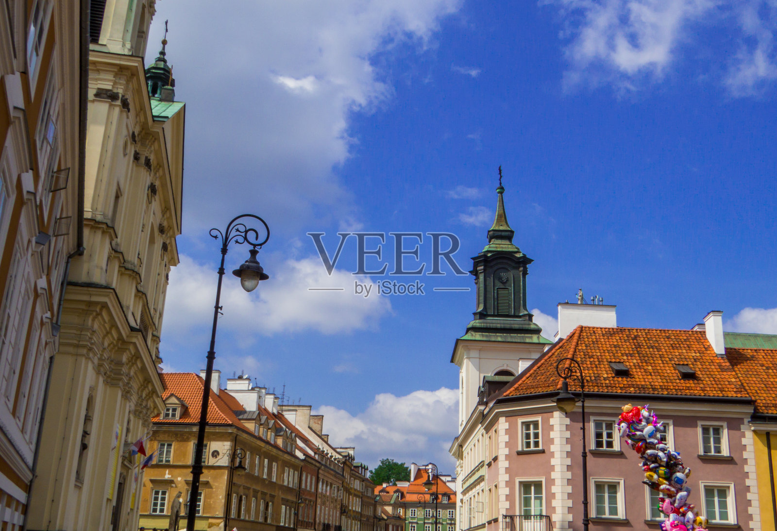 华沙老城照片摄影图片