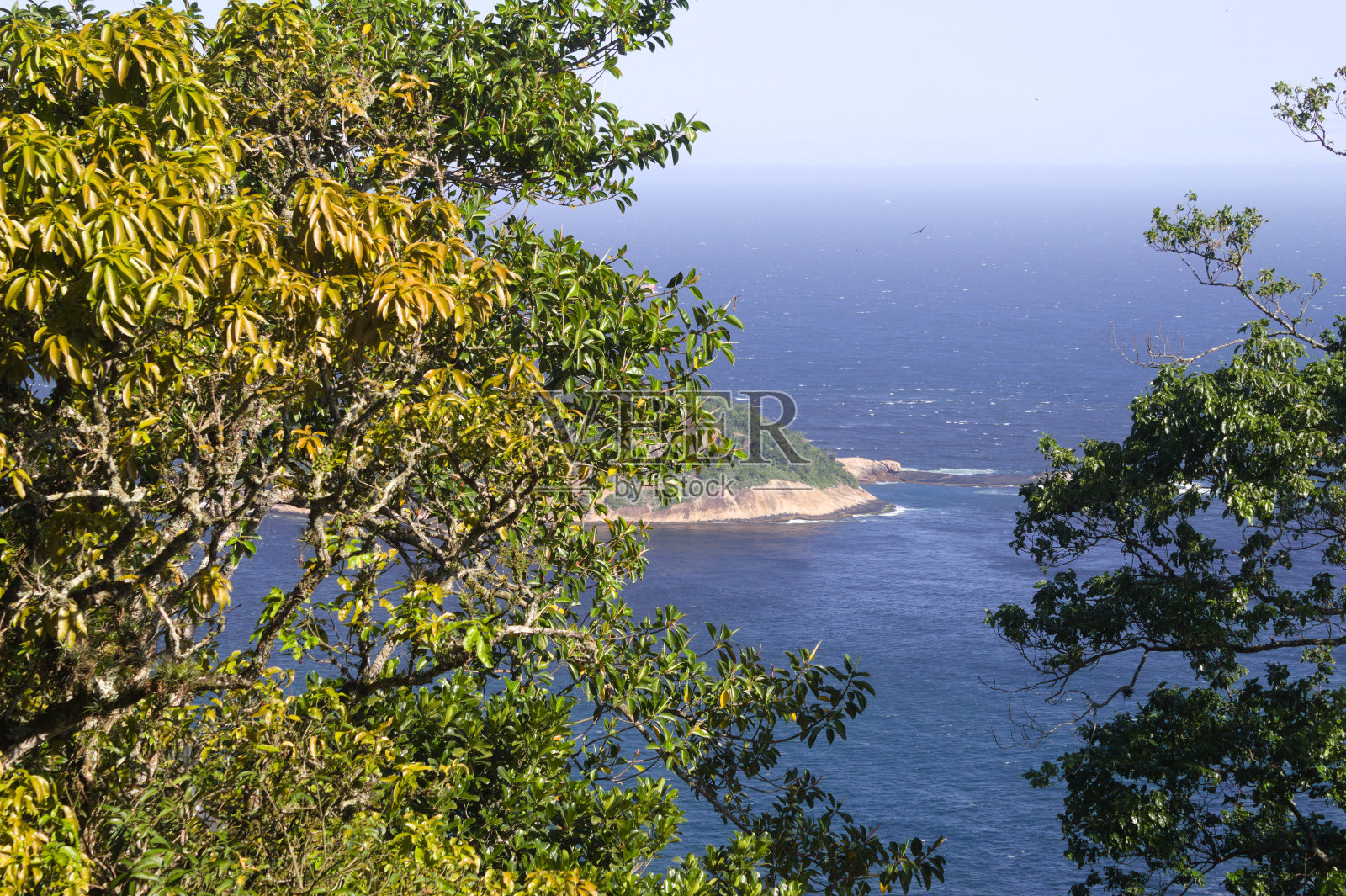 巴西里约热内卢的海和山照片摄影图片