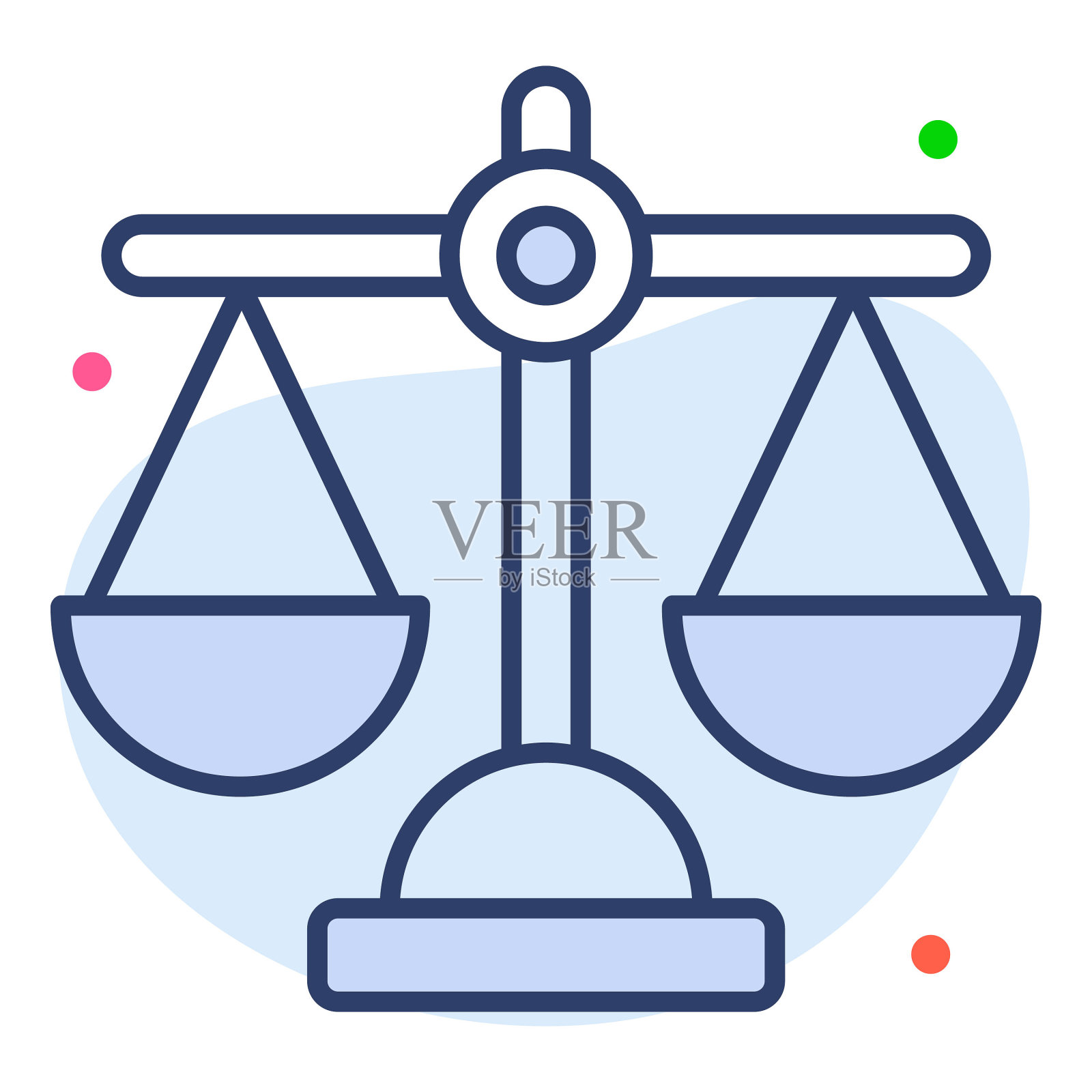 justice财经相关矢量线图标。可编辑笔画像素完美。插画图片素材