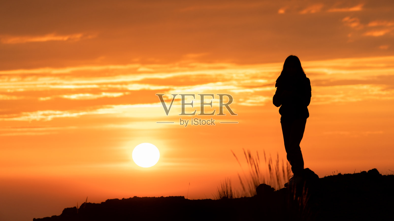 日落照片摄影图片