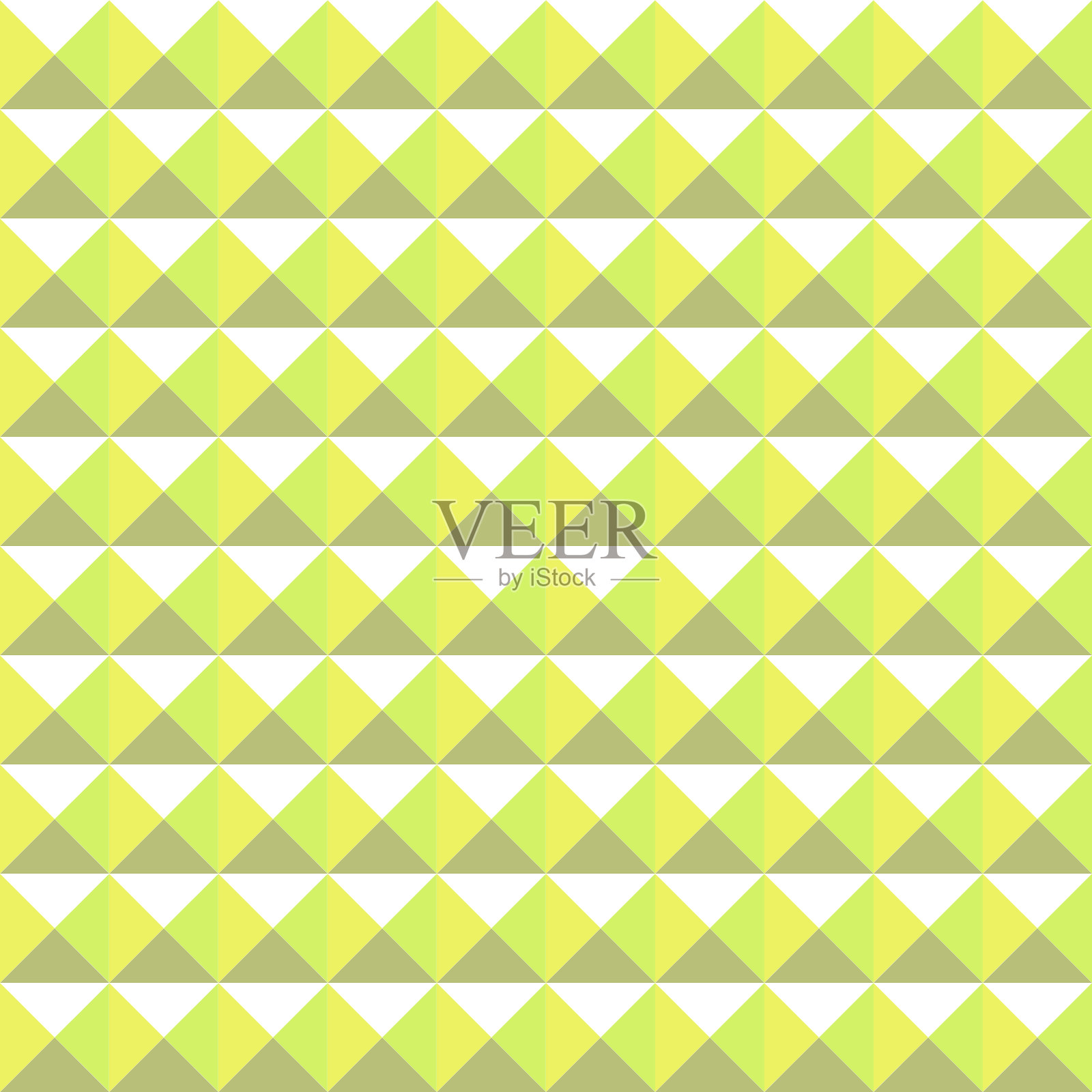 几何无缝图案与三角形和正方形。样式彩色矢量背景。插画图片素材