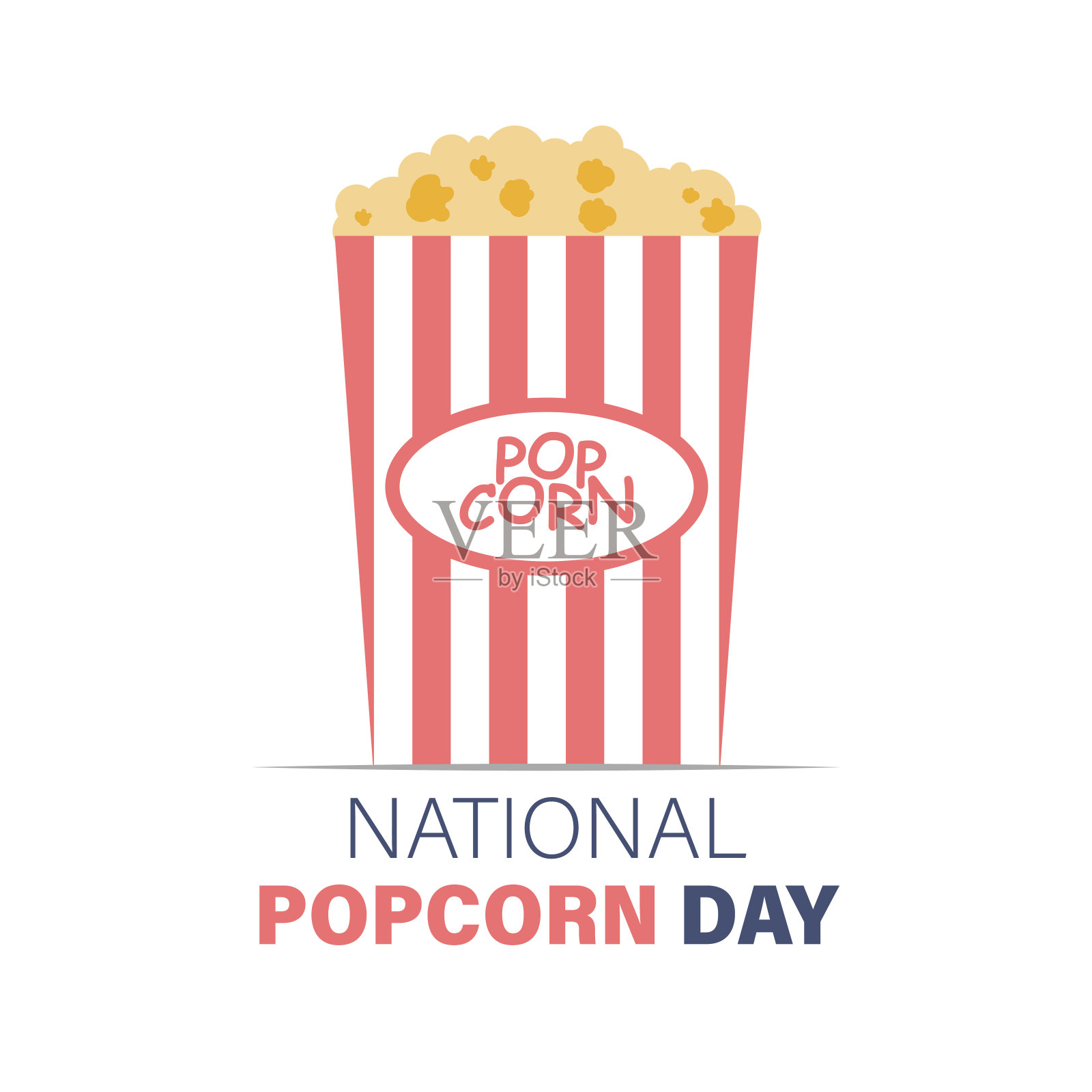 全国爆米花日现代矢量插图插画图片素材