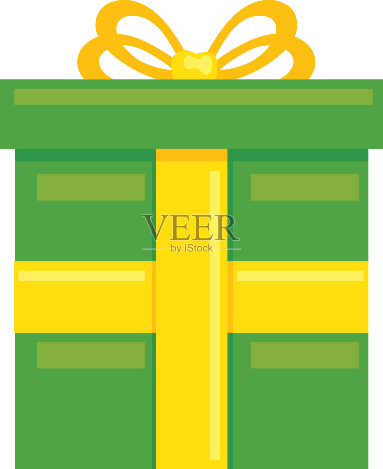 礼盒礼品绿色设计元素图片