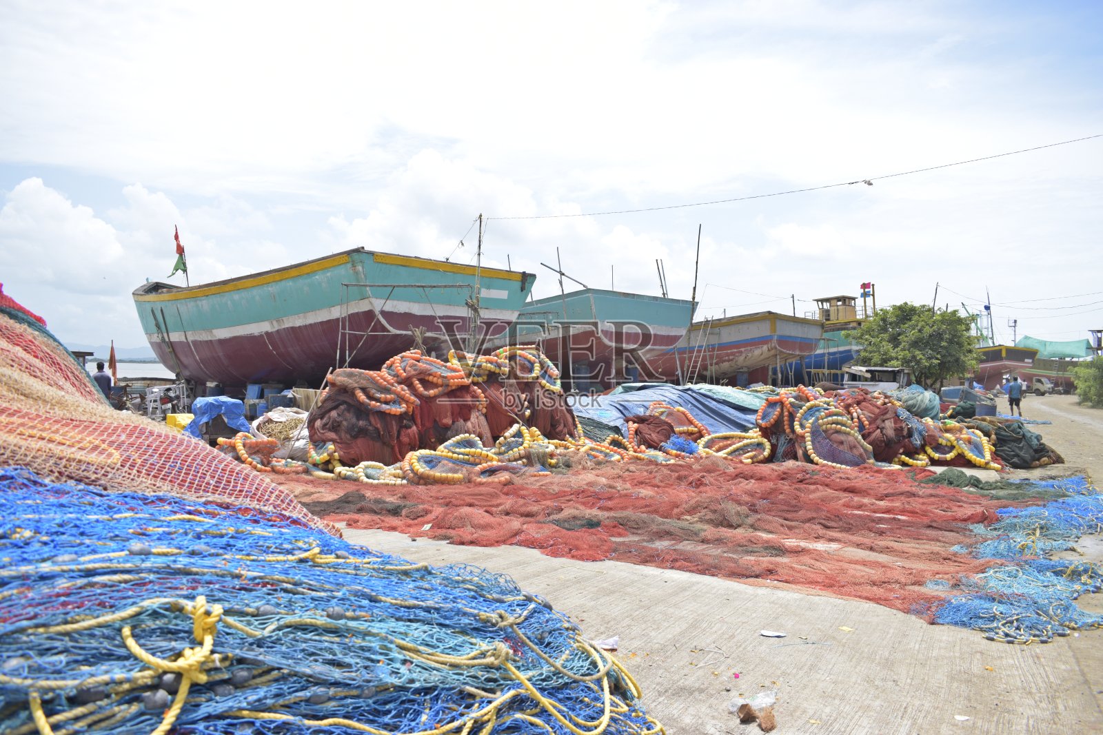 孟买的木船修理厂照片摄影图片