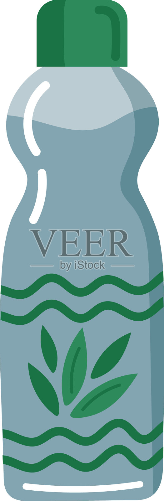 可重复使用的瓶子容器设计元素图片