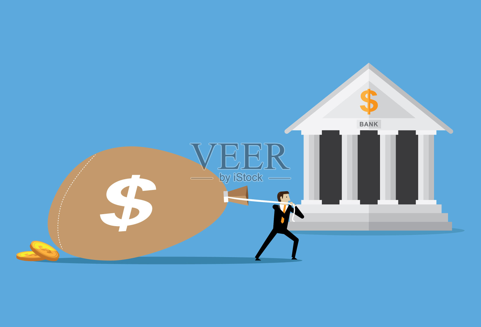 攒钱设计元素图片