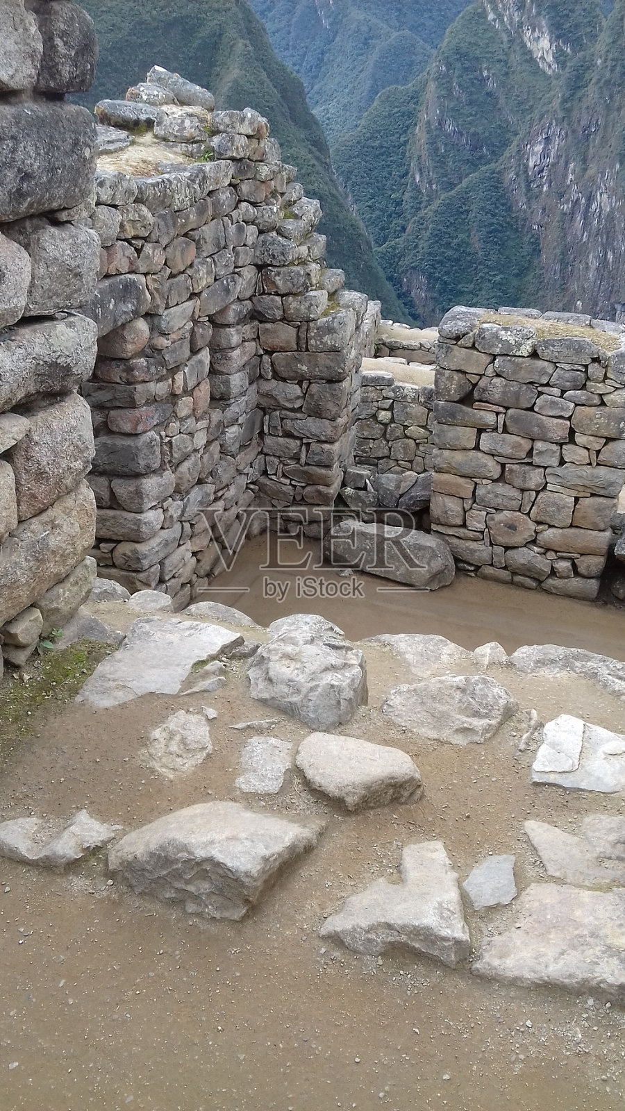 马丘比丘的废墟照片摄影图片