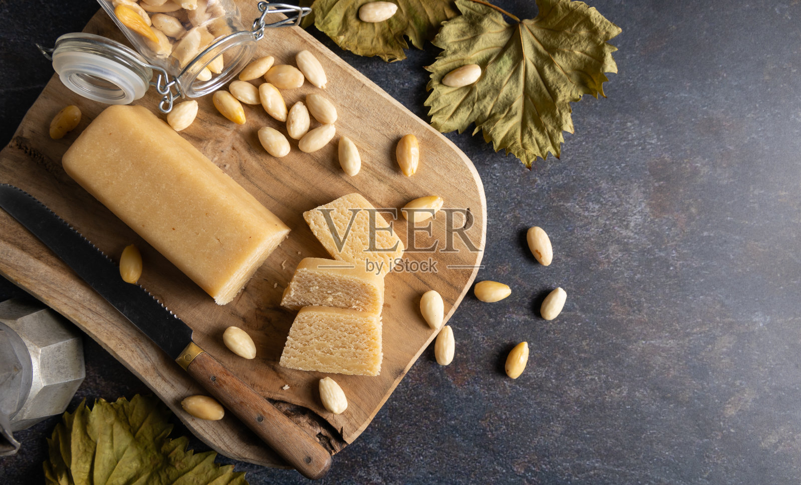 自制杏仁糖照片摄影图片