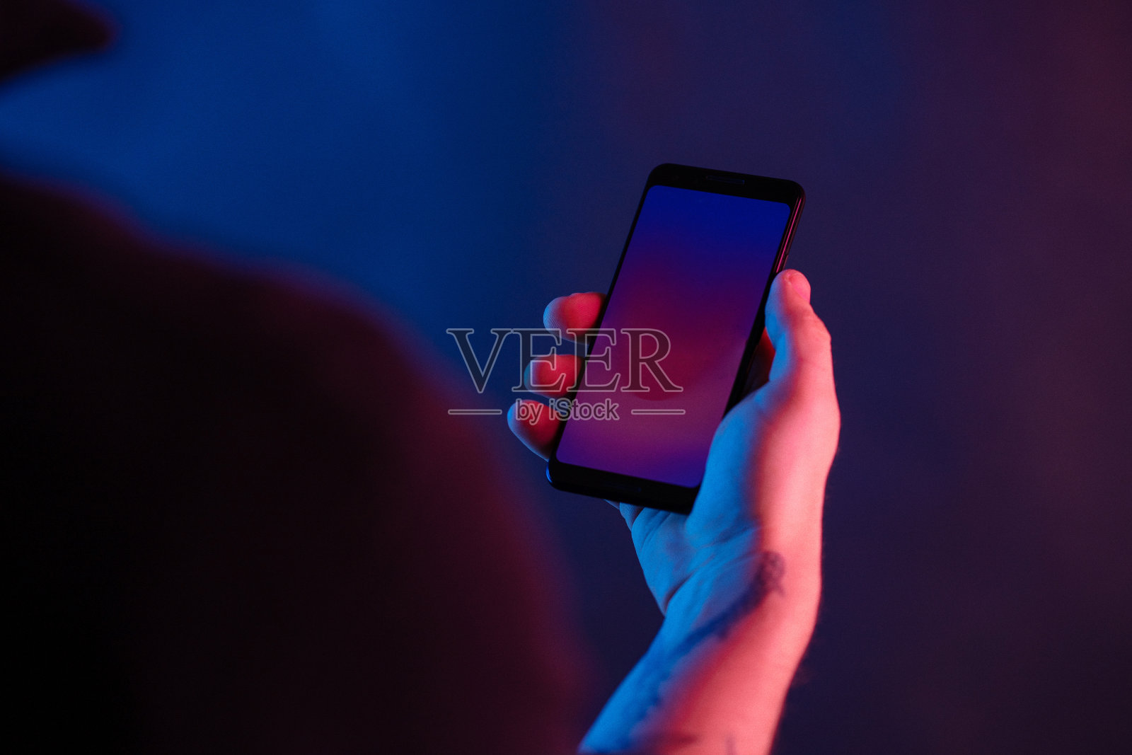 移动设备过肩视图照片摄影图片