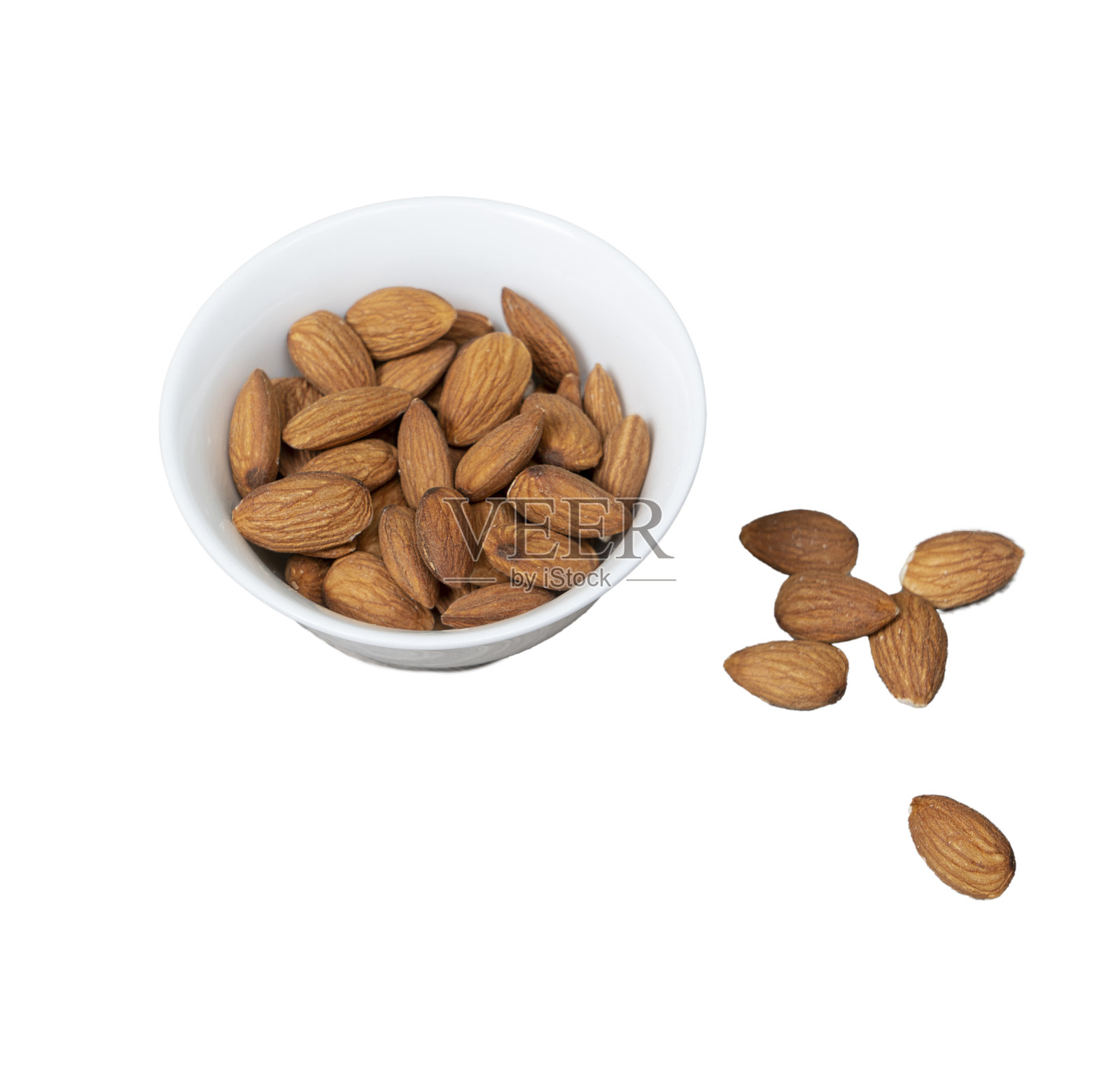 带壳的杏仁照片摄影图片
