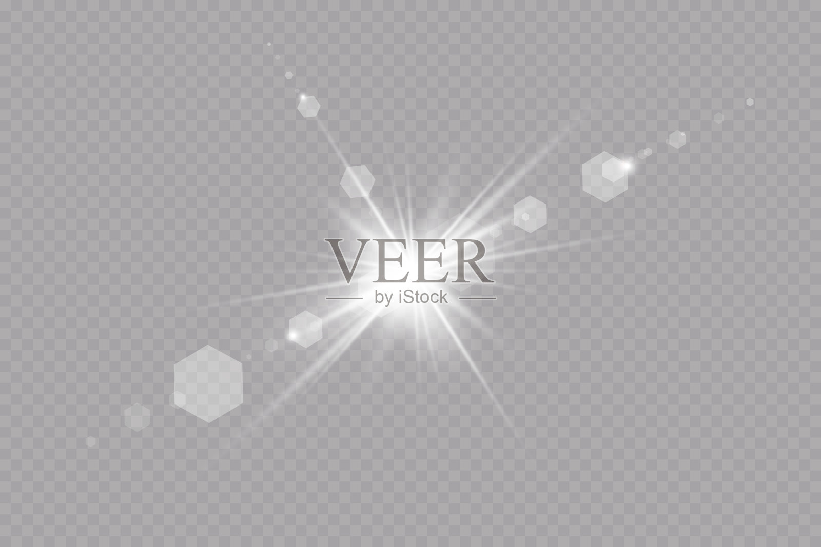 矢量透明阳光特殊透镜眩光效果插画图片素材