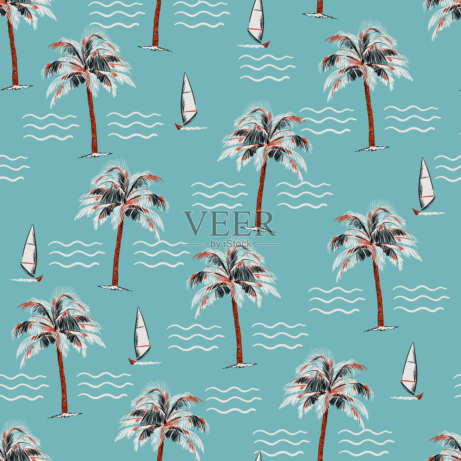 打印插画图片素材