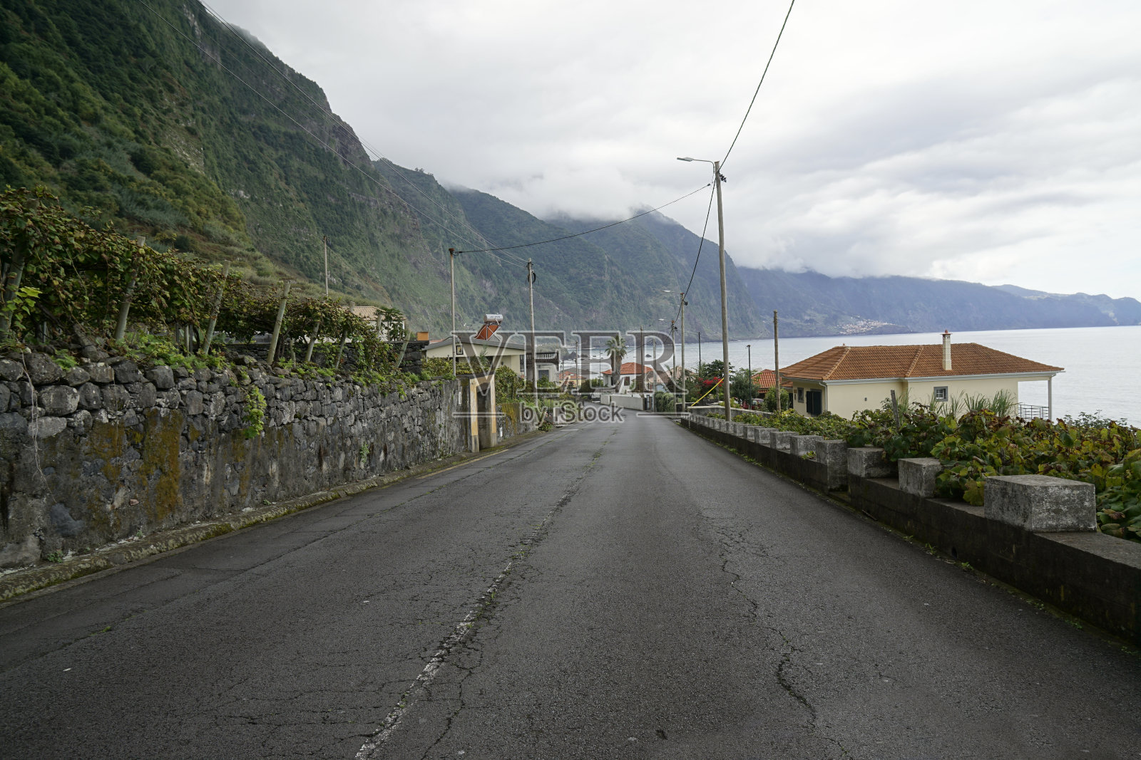 马德拉岛上的建筑照片摄影图片