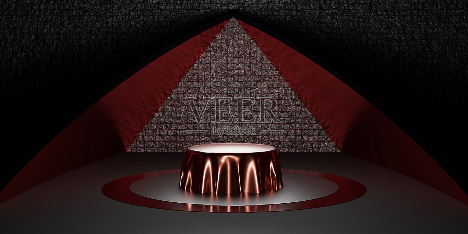 讲台时尚封面产品展台产品展示背景背景3D插图照片摄影图片