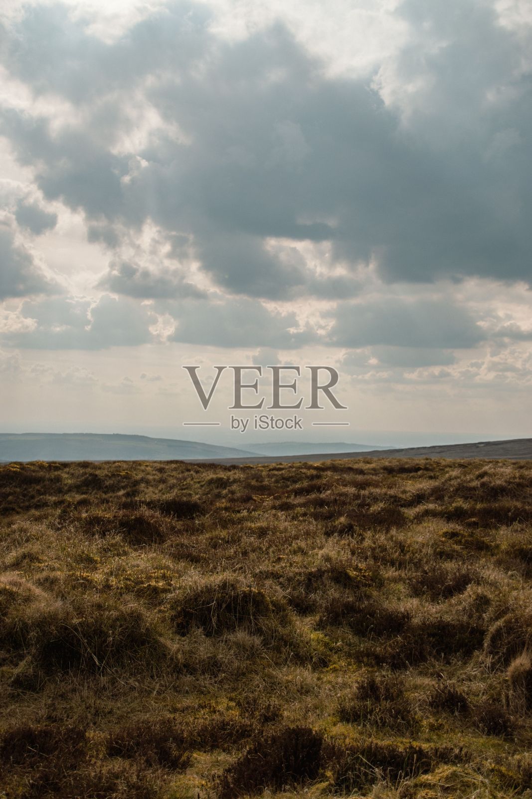 阴天的山景照片摄影图片