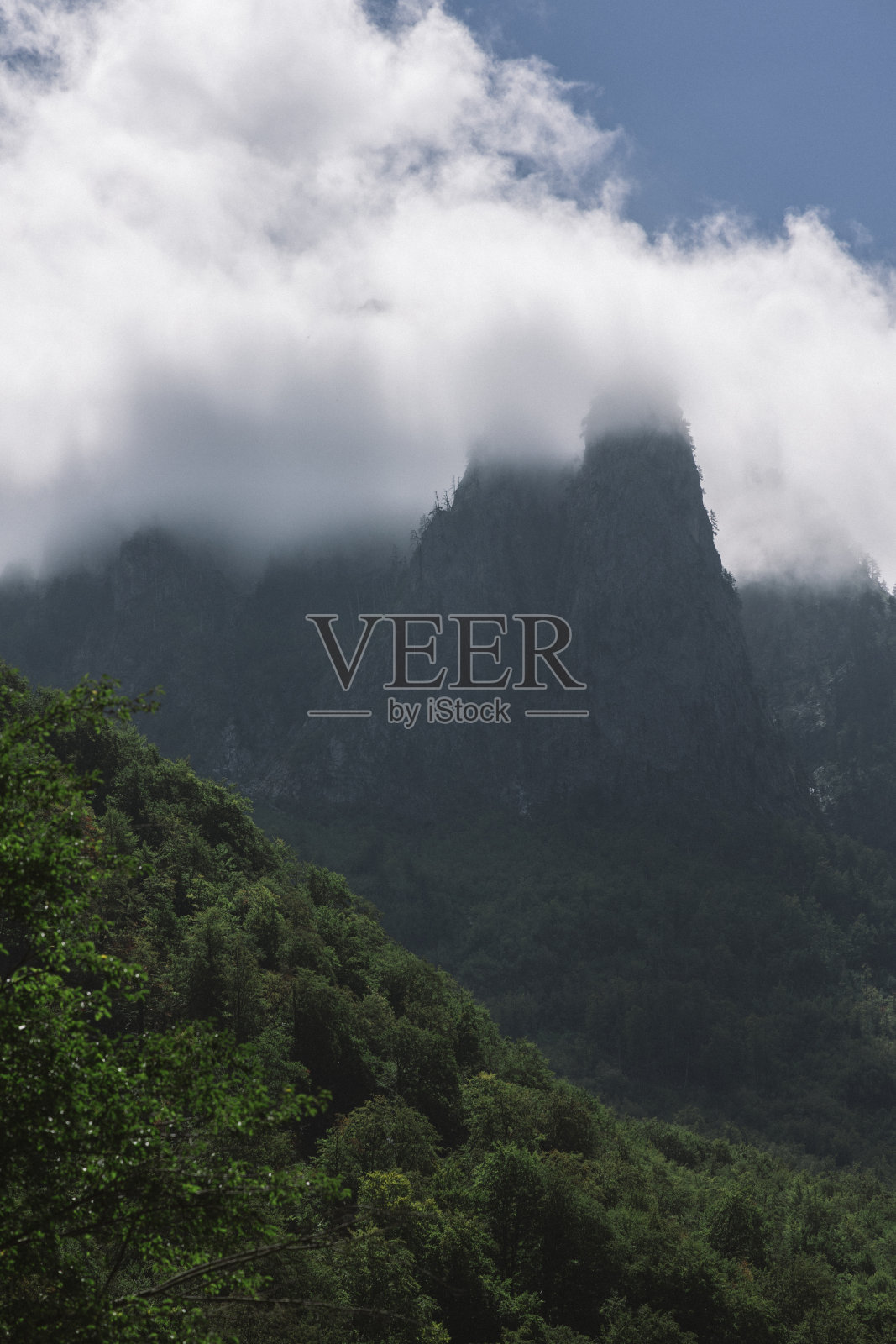 Kolata，瓦尔博纳的阿尔巴尼亚阿尔卑斯山照片摄影图片