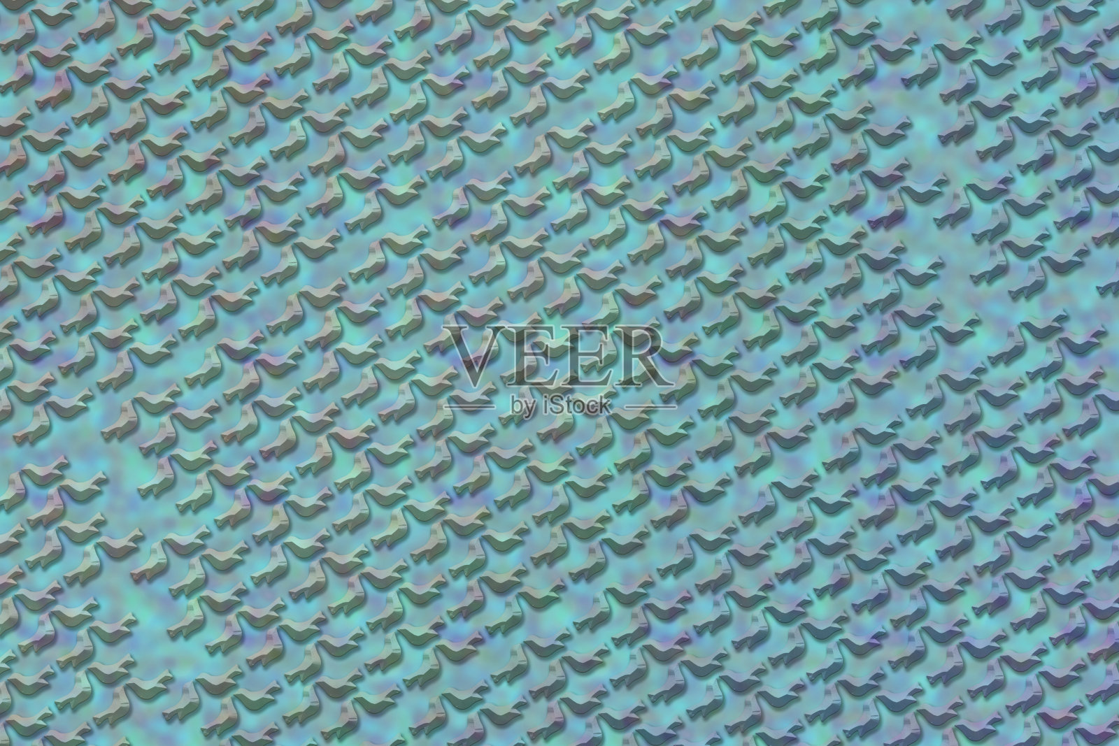 节日和平鸽图案圣诞快乐插画蓝色玻璃饰品插画图片素材