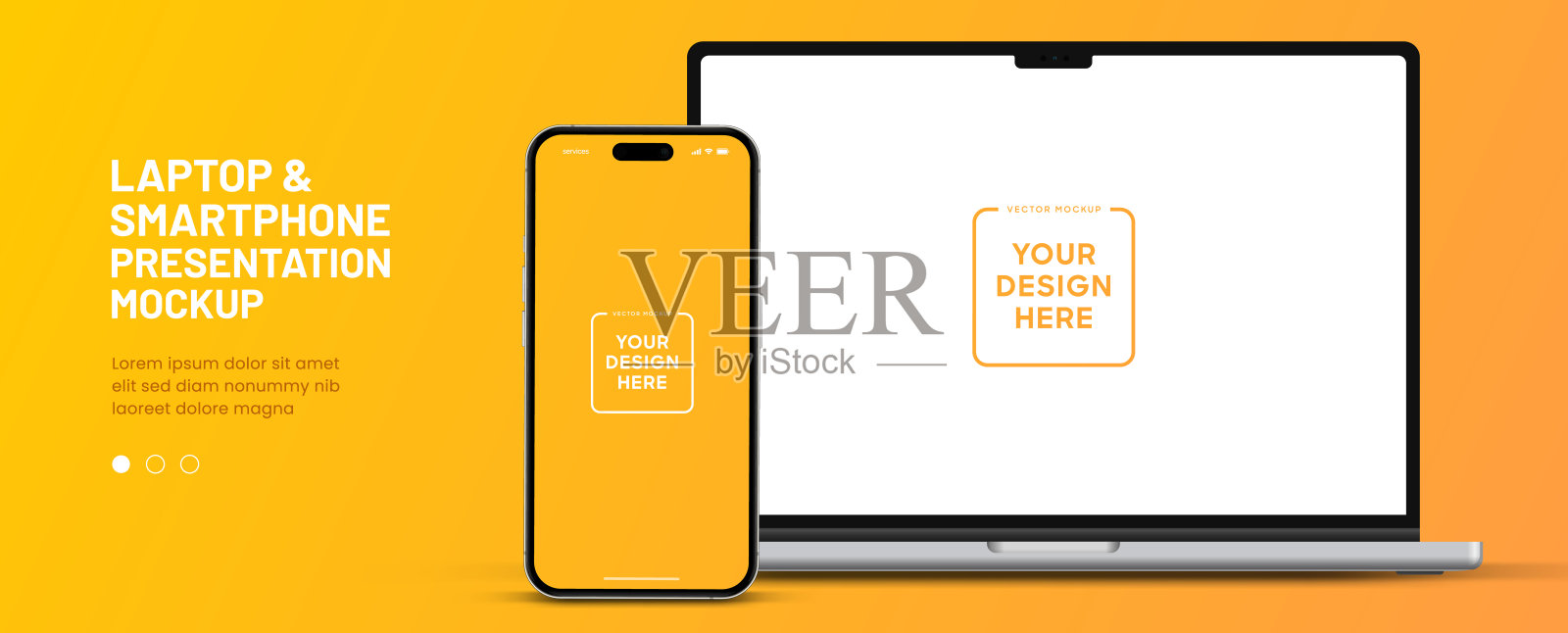 3D逼真的高质量智能手机模型与孤立的背景。智能手机模型集合。设备前视图。3D手机与白色背景阴影。插画图片素材