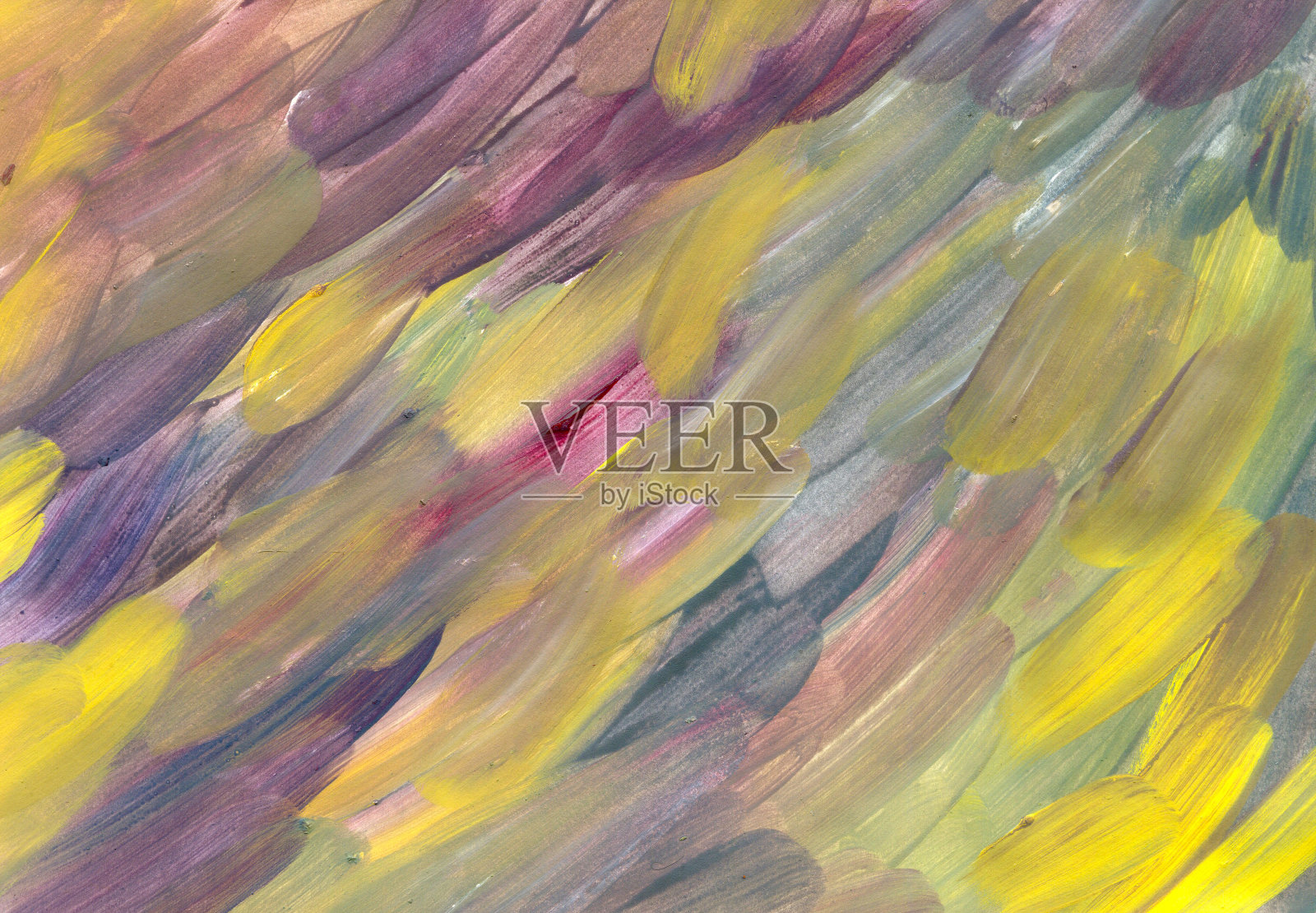 黄红色丙烯酸油画质地插画图片素材