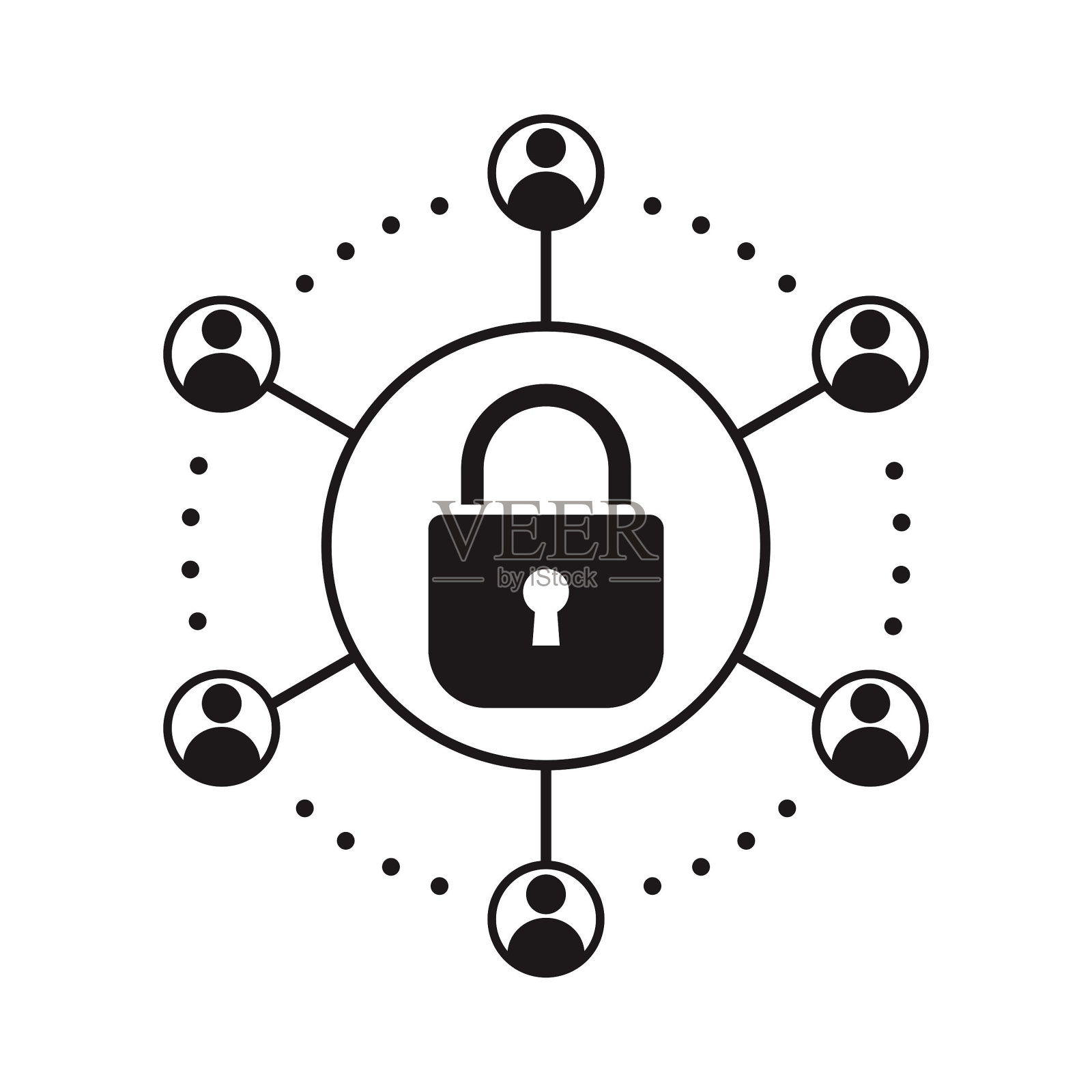 专网图标插画图片素材