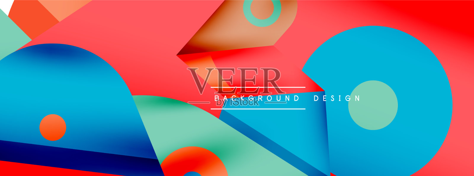 极简的几何墙纸创意抽象插画图片素材