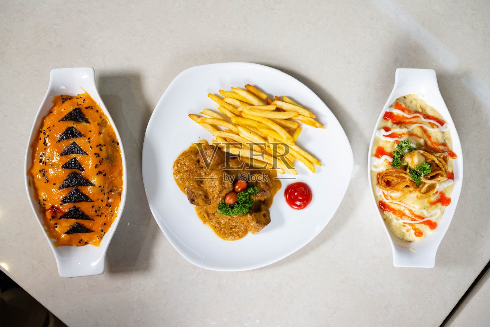 主菜瓦里安照片摄影图片