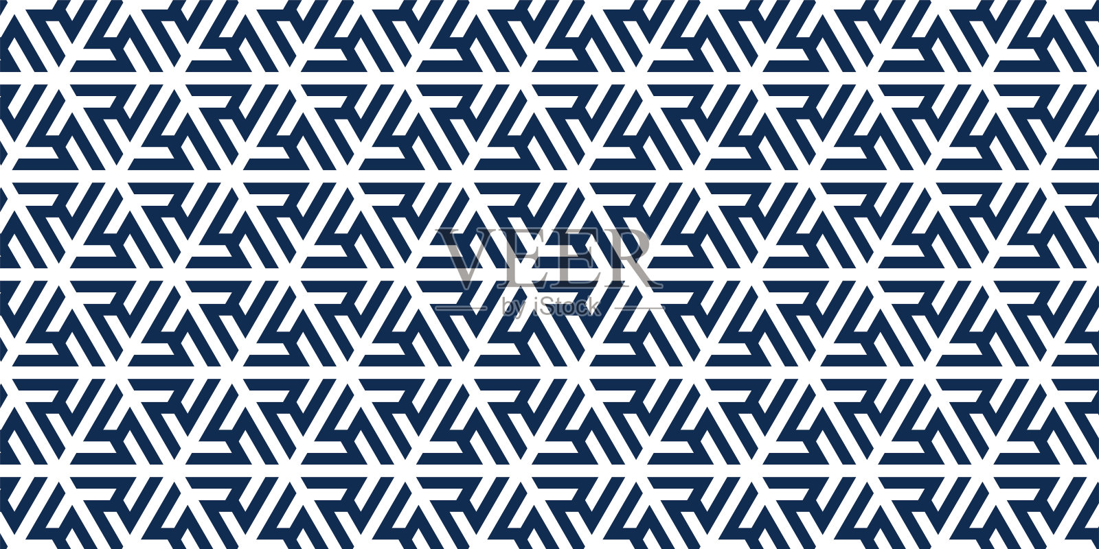 抽象海军白三角形，几何背景，多边形图案，网络概念插画图片素材