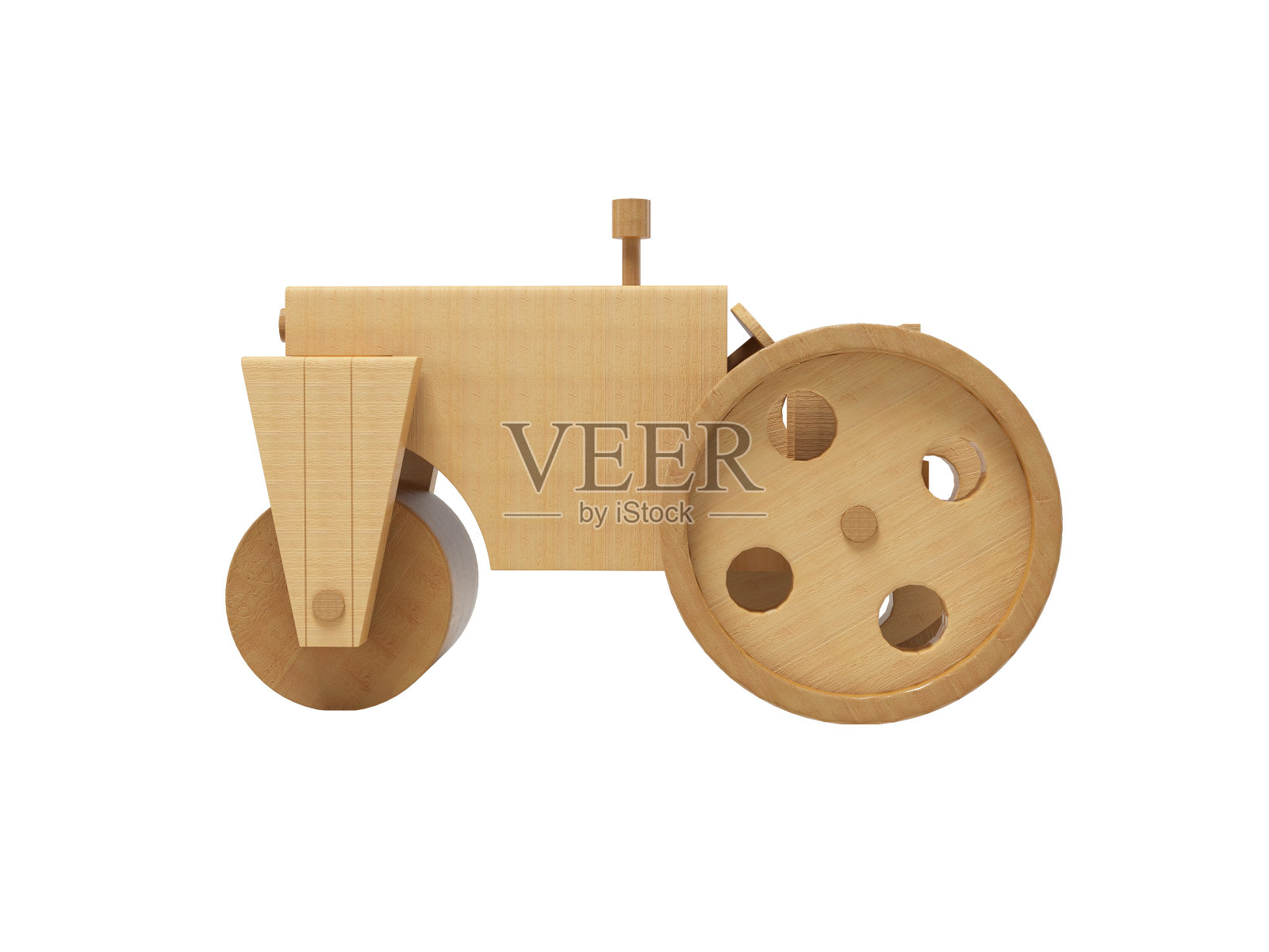 3d插图玩具滚轮溜冰场的沥青侧视图在白色背景没有阴影照片摄影图片