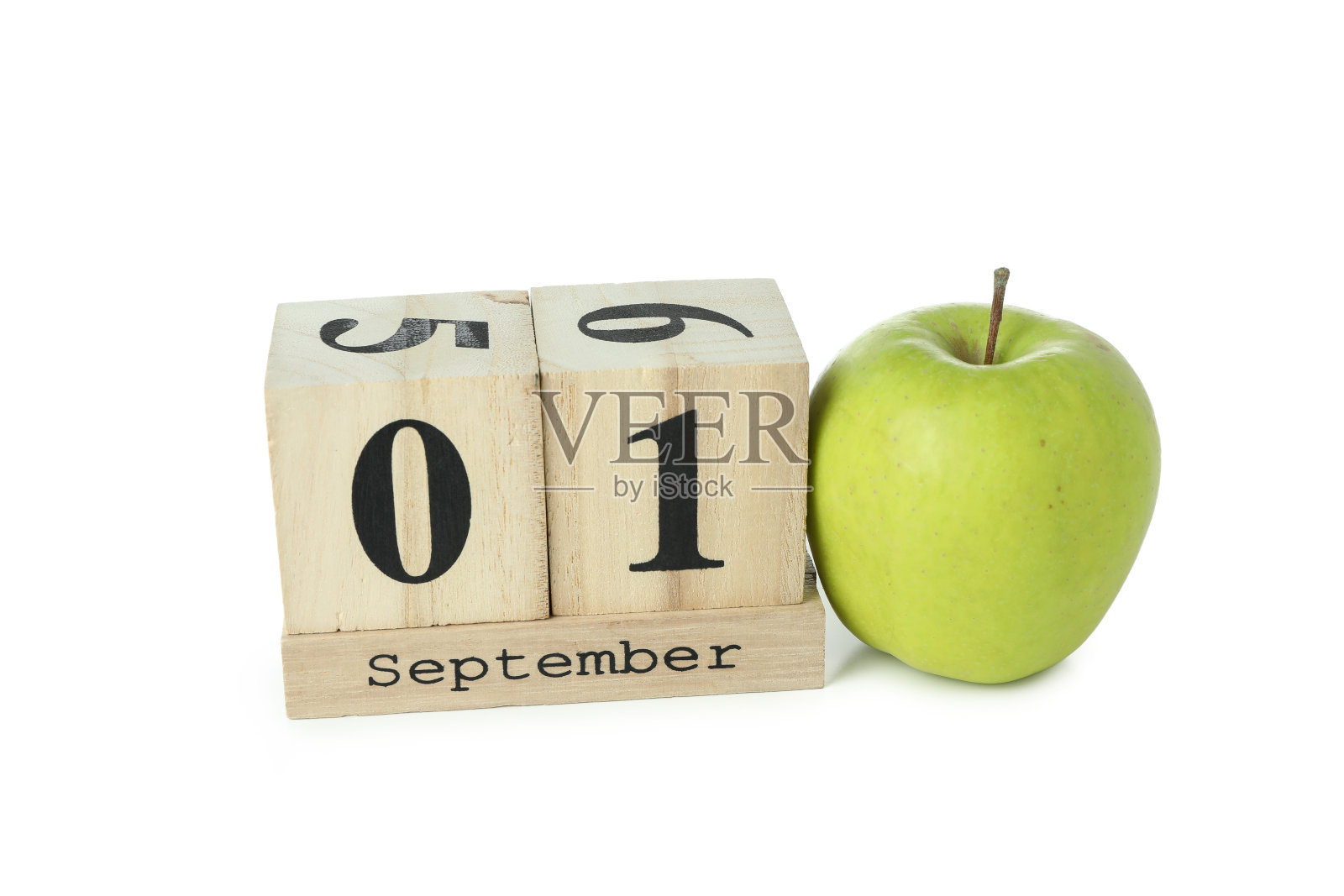 概念9月1日孤立在白色背景照片摄影图片
