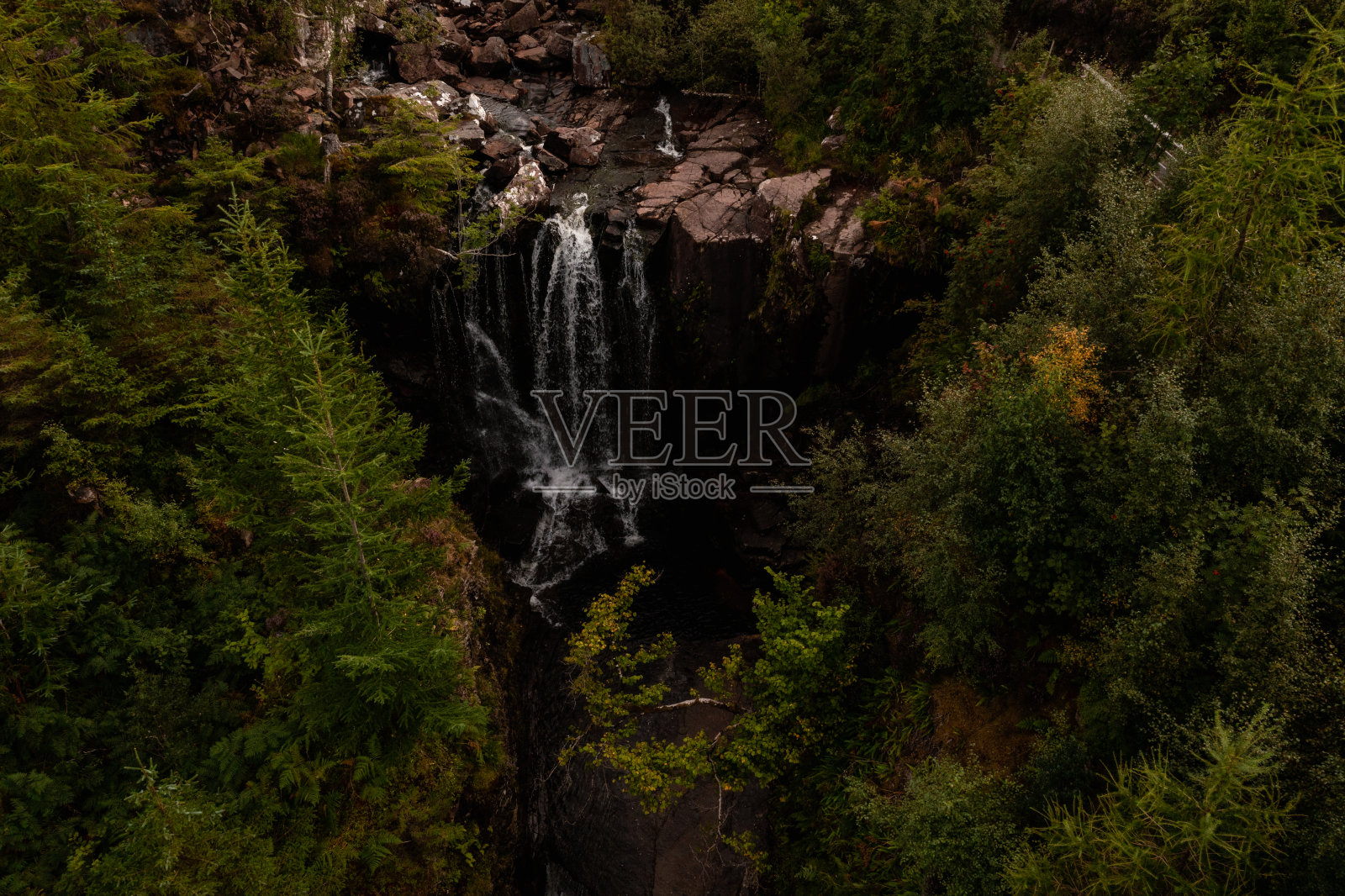 维多利亚瀑布，盖洛奇，韦斯特罗斯，苏格兰照片摄影图片