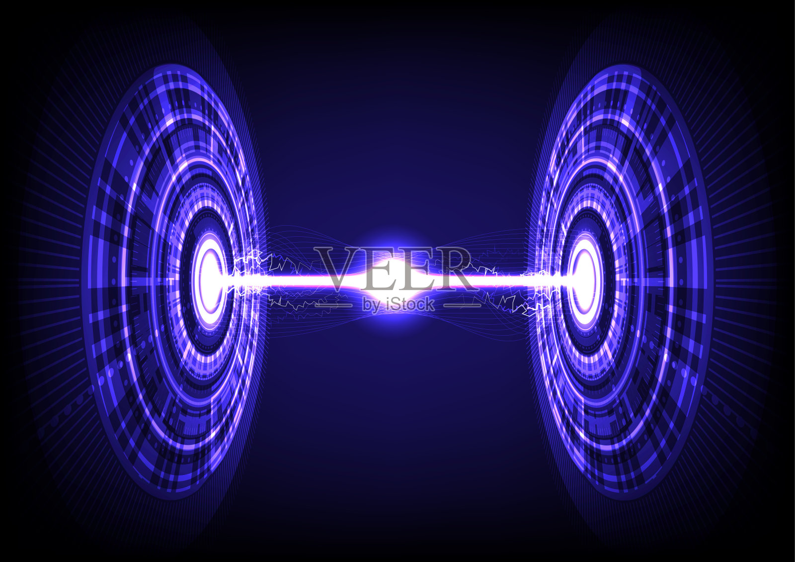 科技力量背景插画图片素材