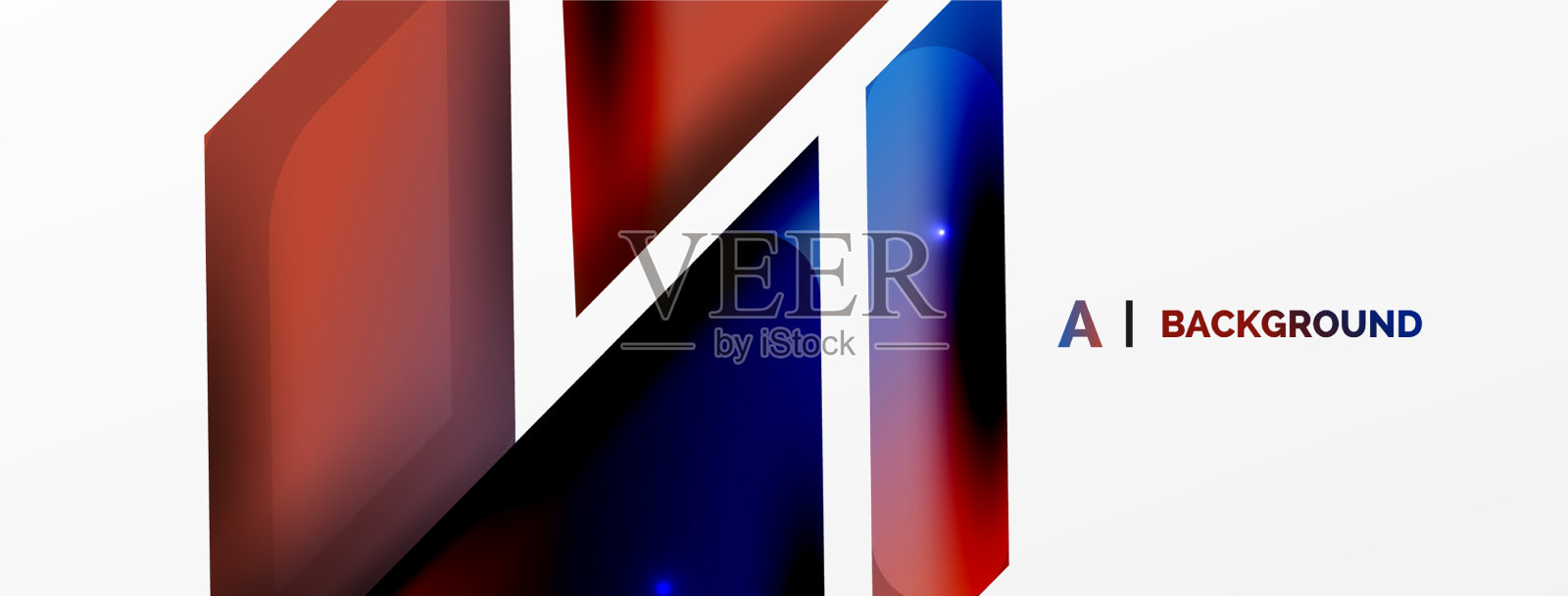 动态三维几何抽象背景插画图片素材