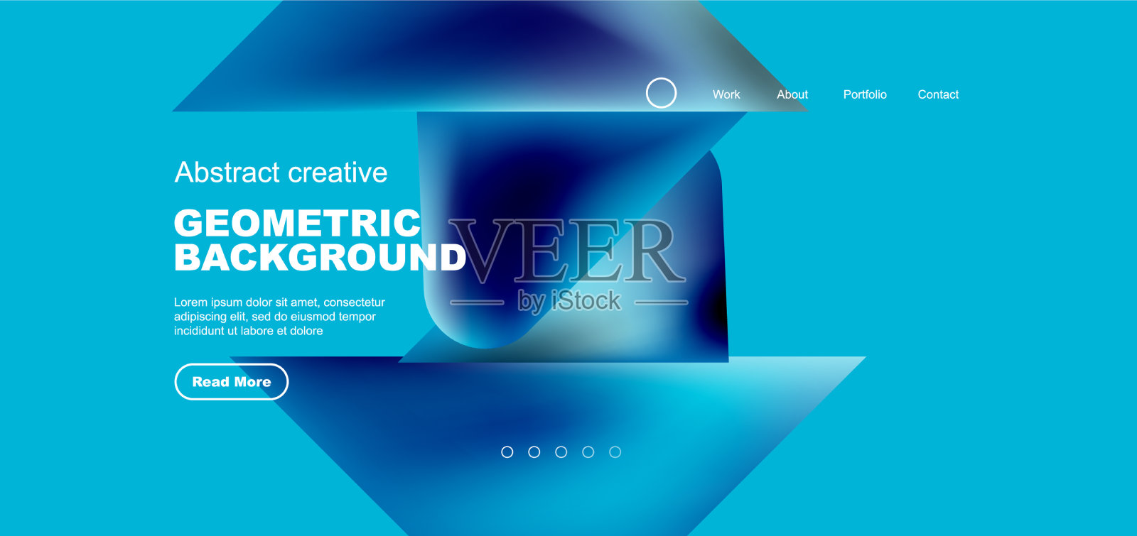 几何登陆页面背景流体颜色插画图片素材