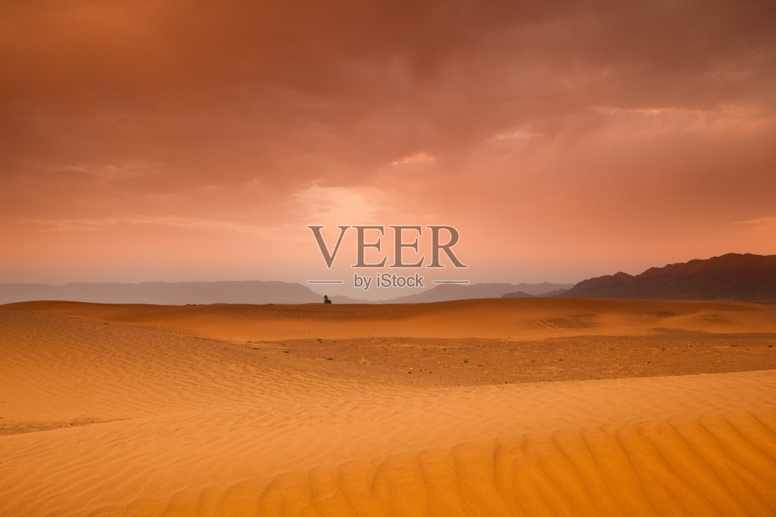 撒哈拉沙漠日出照片摄影图片