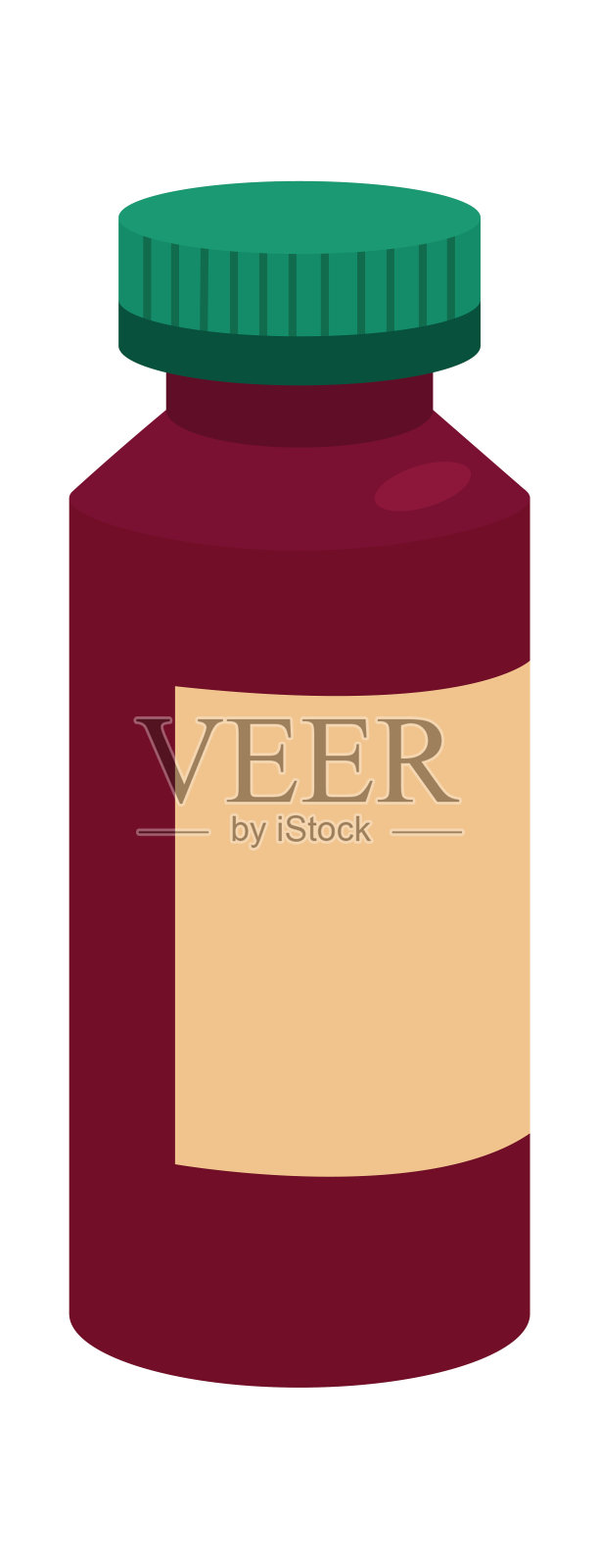 药瓶医学图标矢量图插画图片素材