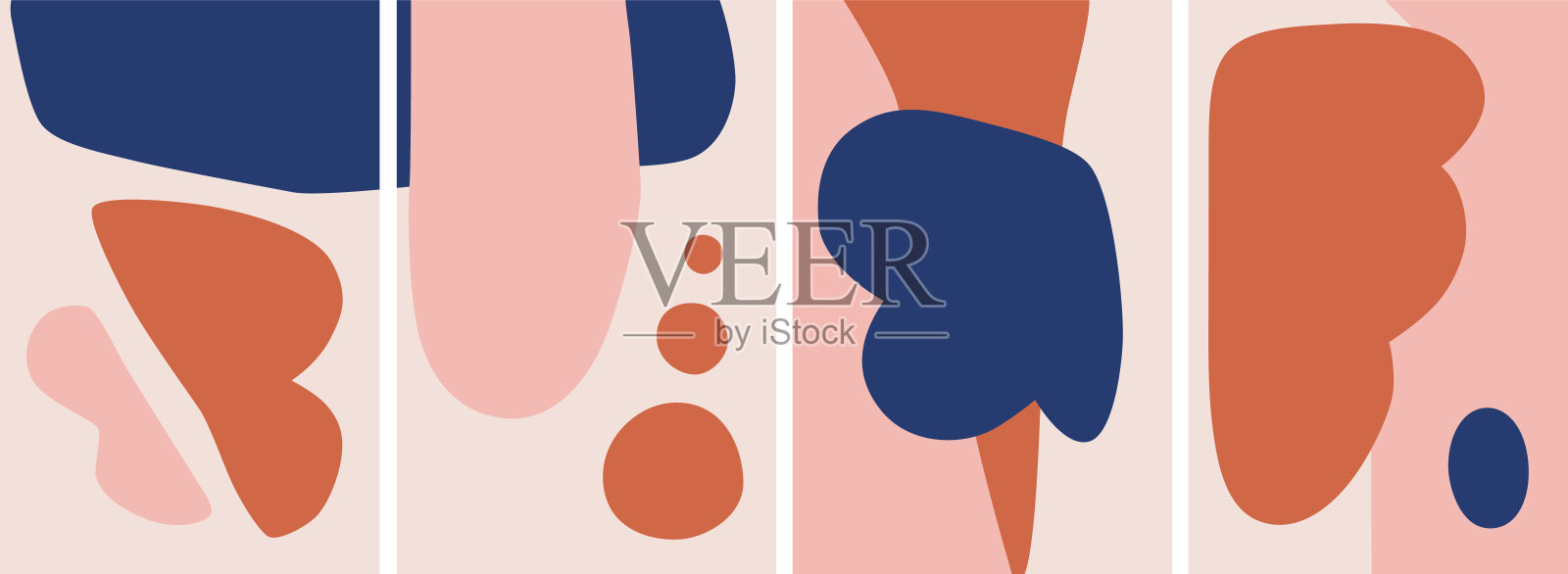 设置抽象背景模板。手绘各种形状和涂鸦。封面，邀请，横幅，海报，宣传册，标语牌，明信片，传单，墙壁装饰。现代矢量插图插画图片素材